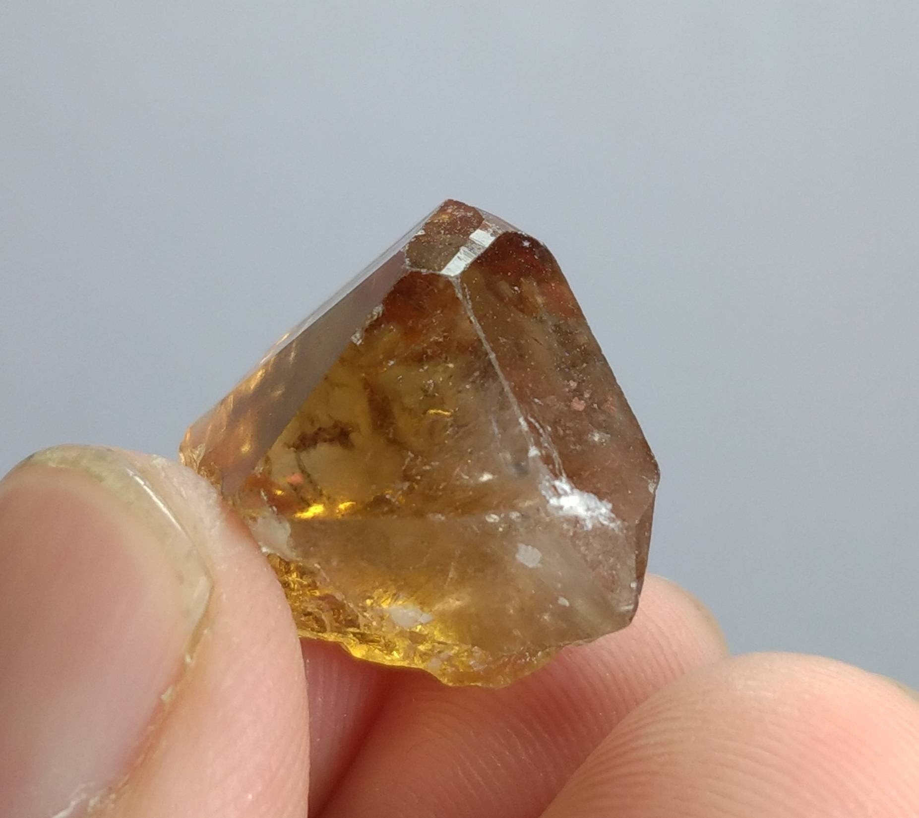 ARSAA GEMS AND MINERALSNatural fine quality beautiful 6.2 grams terminated heated topaz crystal - Premium  from ARSAA GEMS AND MINERALS - Just $10.00! Shop now at ARSAA GEMS AND MINERALS