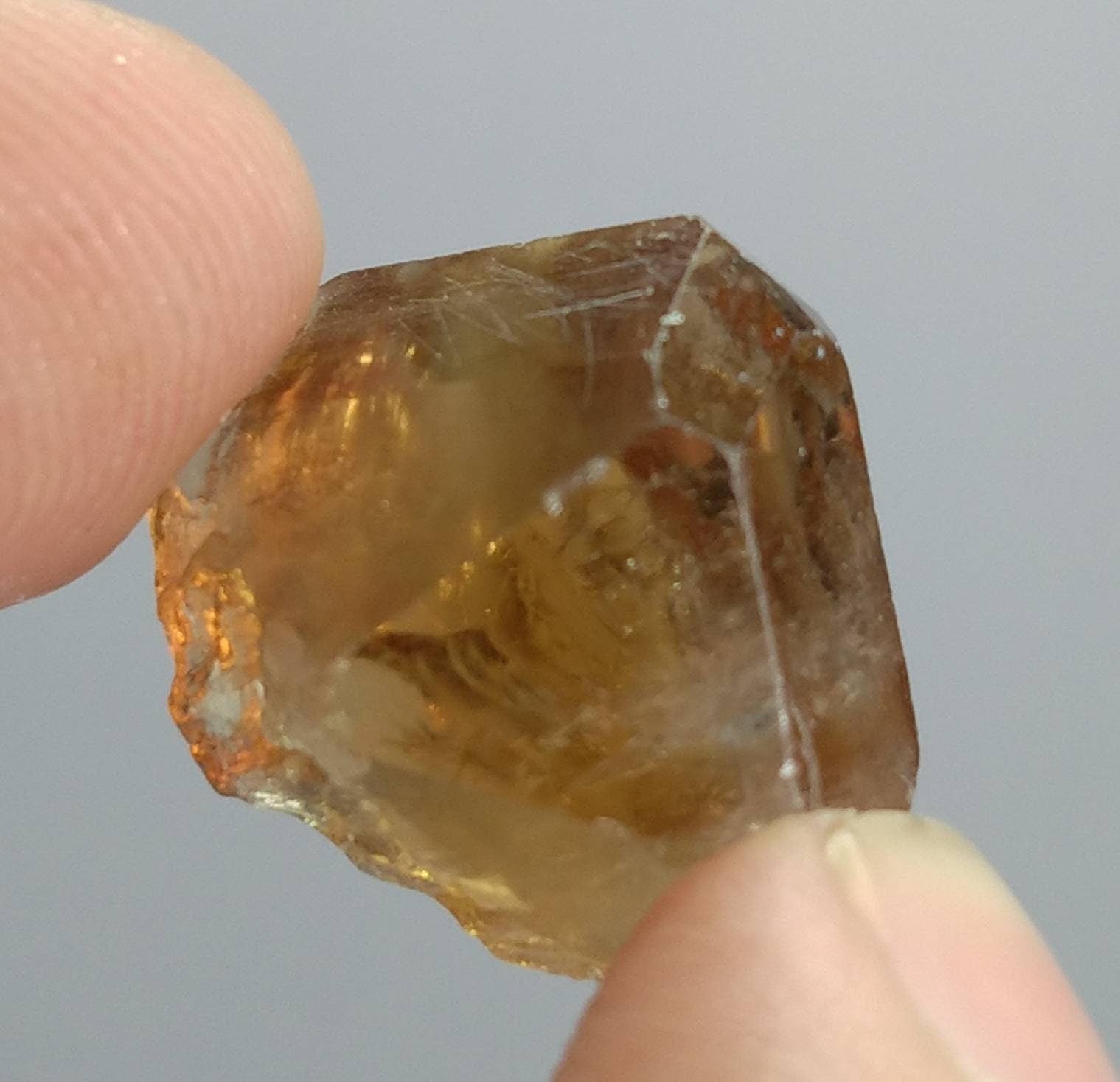 ARSAA GEMS AND MINERALSNatural fine quality beautiful 6.2 grams terminated heated topaz crystal - Premium  from ARSAA GEMS AND MINERALS - Just $10.00! Shop now at ARSAA GEMS AND MINERALS