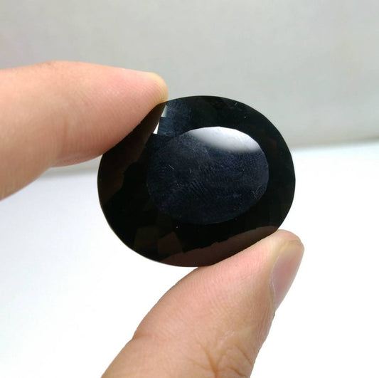 ARSAA GEMS AND MINERALSNatural fine quality beautiful 91 carats faceted oval shape smokey quartz gem - Premium  from ARSAA GEMS AND MINERALS - Just $23.00! Shop now at ARSAA GEMS AND MINERALS