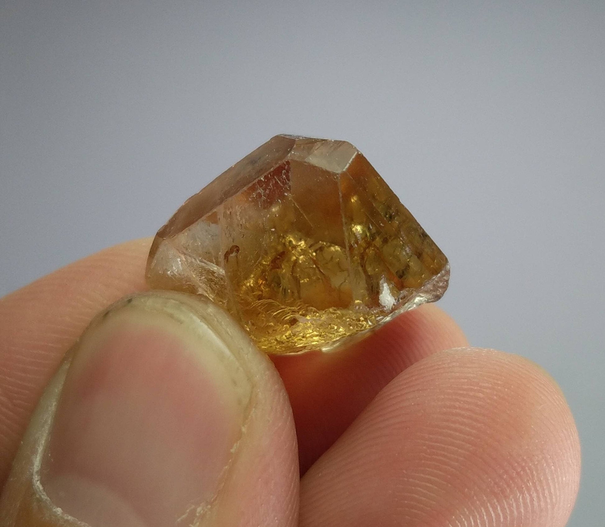 ARSAA GEMS AND MINERALSNatural fine quality beautiful 6.2 grams terminated heated topaz crystal - Premium  from ARSAA GEMS AND MINERALS - Just $10.00! Shop now at ARSAA GEMS AND MINERALS