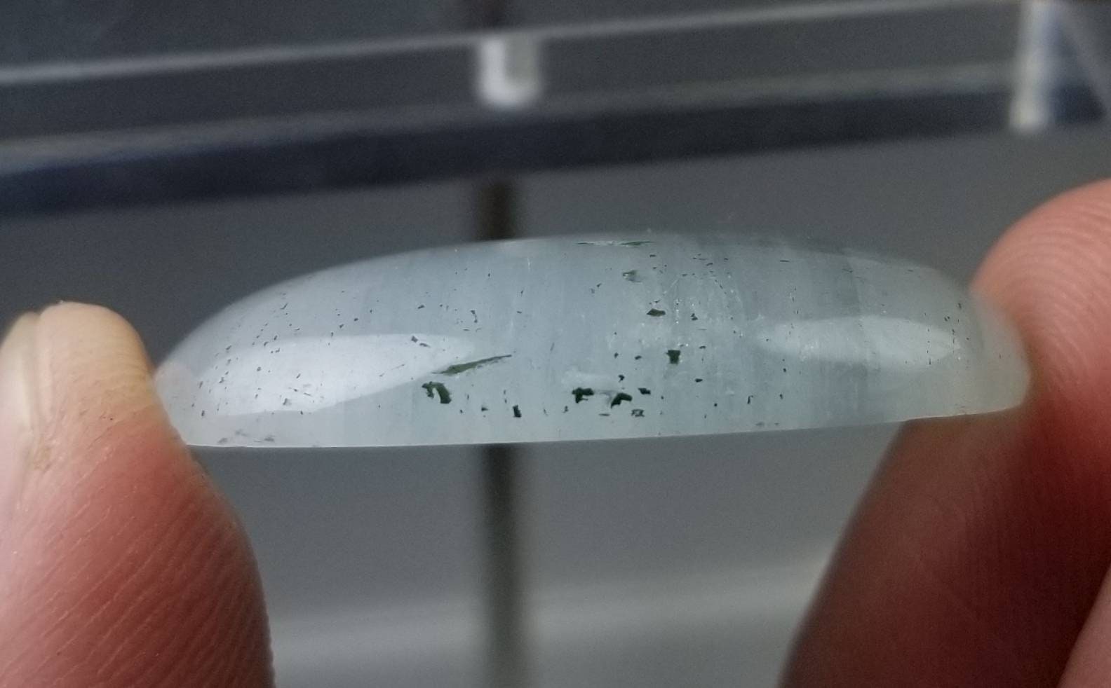 ARSAA GEMS AND MINERALSNatural good quality locket size Aquamarine cabochon - Premium  from ARSAA GEMS AND MINERALS - Just $20.00! Shop now at ARSAA GEMS AND MINERALS
