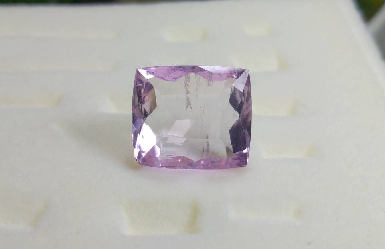 ARSAA GEMS AND MINERALSNatural top quality beautiful 20 carats faceted radiant shape kunzite gem - Premium  from ARSAA GEMS AND MINERALS - Just $40.00! Shop now at ARSAA GEMS AND MINERALS