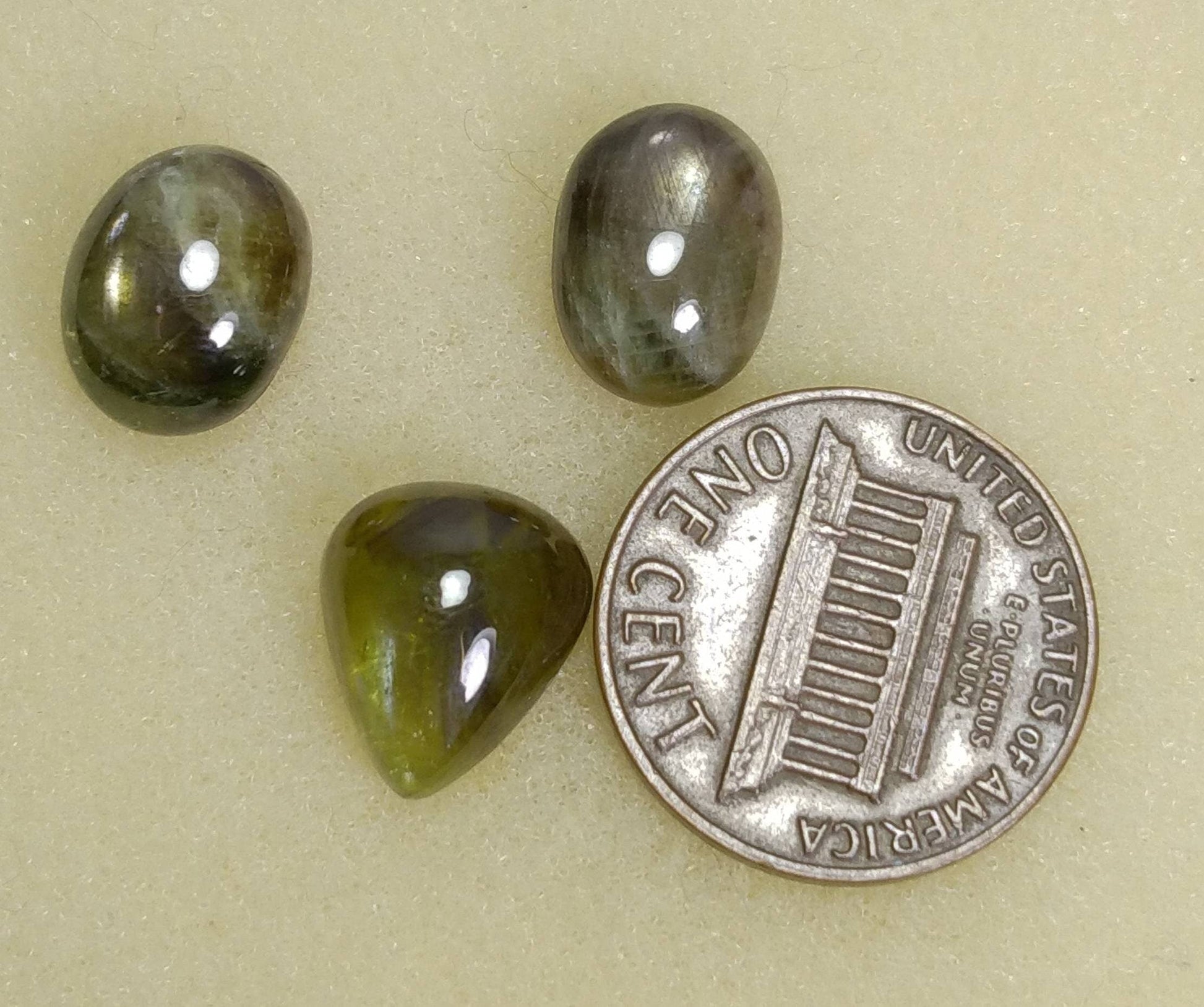 ARSAA GEMS AND MINERALSNatural top quality beautiful 20 carats small set of partially star green sapphire Cabochons - Premium  from ARSAA GEMS AND MINERALS - Just $40.00! Shop now at ARSAA GEMS AND MINERALS