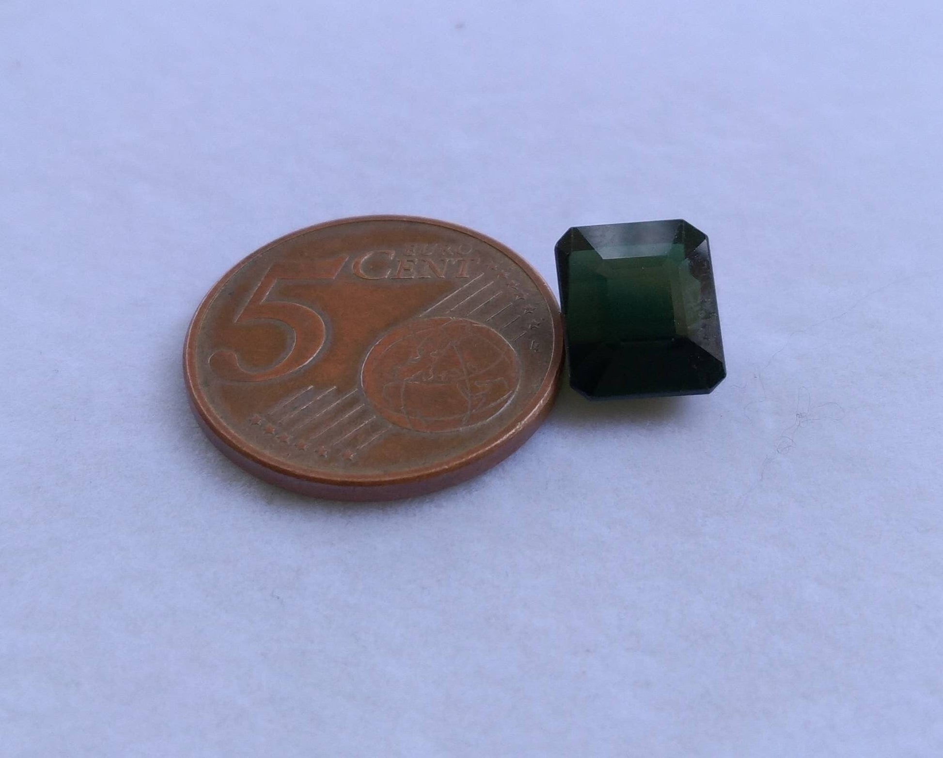 ARSAA GEMS AND MINERALSNatural top quality beautiful 5 carats faceted radiant shape dark green tourmaline gem - Premium  from ARSAA GEMS AND MINERALS - Just $25.00! Shop now at ARSAA GEMS AND MINERALS