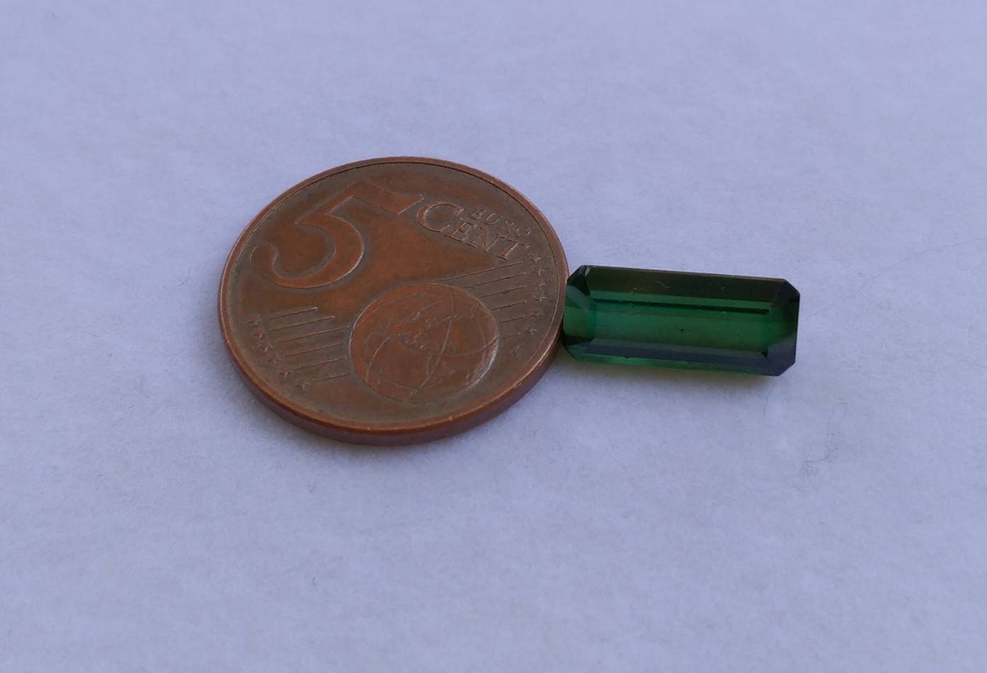 ARSAA GEMS AND MINERALSNatural top quality beautiful 4 carats clear green faceted radiant shape Tourmaline gem - Premium  from ARSAA GEMS AND MINERALS - Just $80.00! Shop now at ARSAA GEMS AND MINERALS