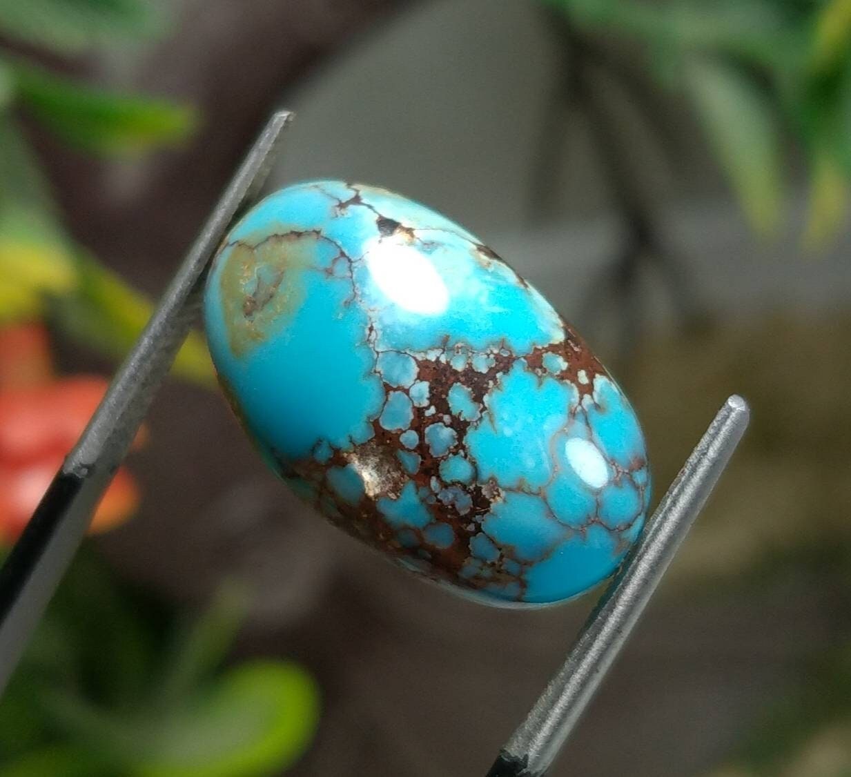 ARSAA GEMS AND MINERALSTop Quality and natural 11 carats beautiful spider web Egyptian turquoise cabochon - Premium  from ARSAA GEMS AND MINERALS - Just $22.00! Shop now at ARSAA GEMS AND MINERALS