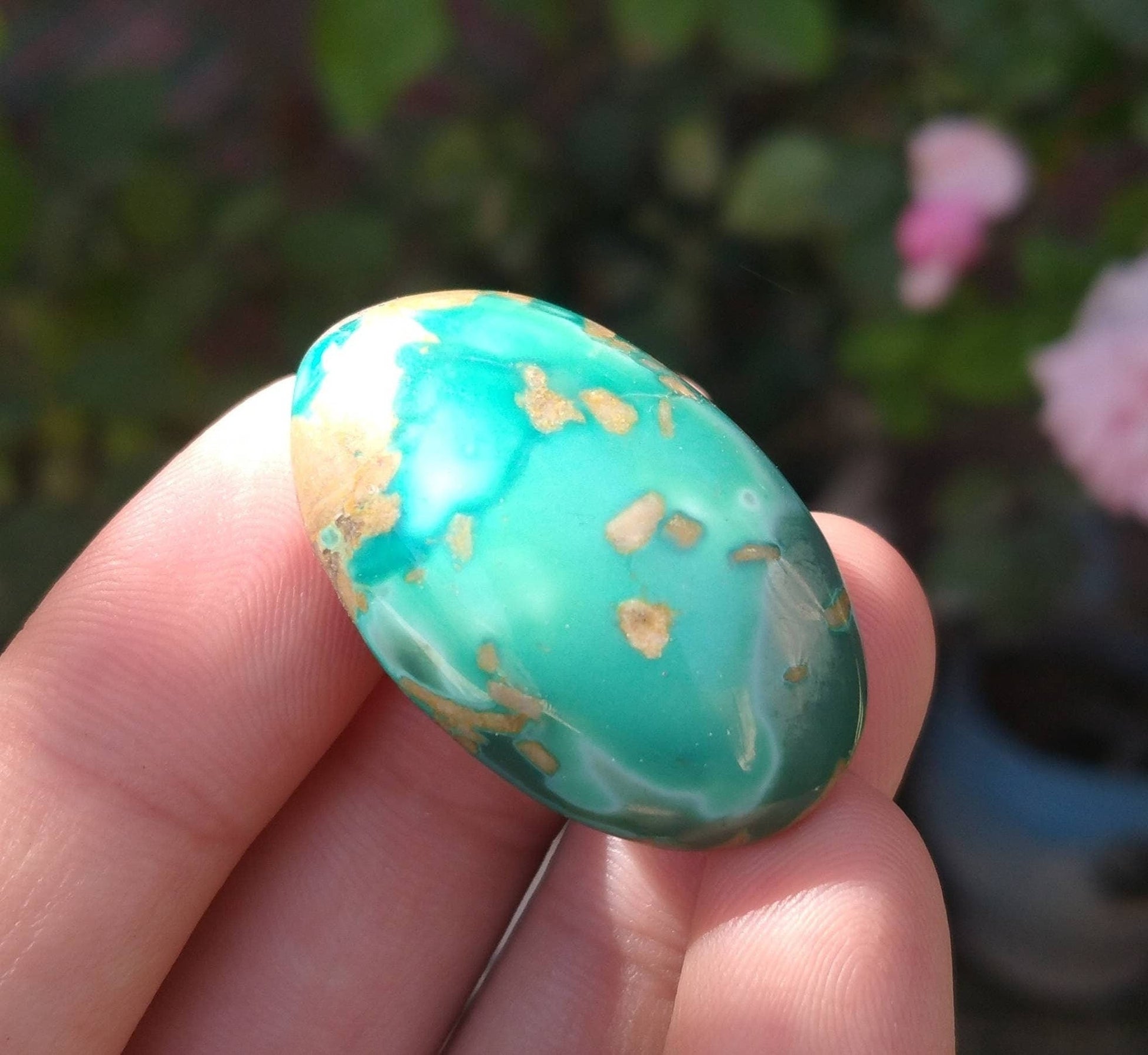 ARSAA GEMS AND MINERALSNatural fine quality beautiful 70 carats oval shape green untreated unheated turquoise cabochon - Premium  from ARSAA GEMS AND MINERALS - Just $70.00! Shop now at ARSAA GEMS AND MINERALS