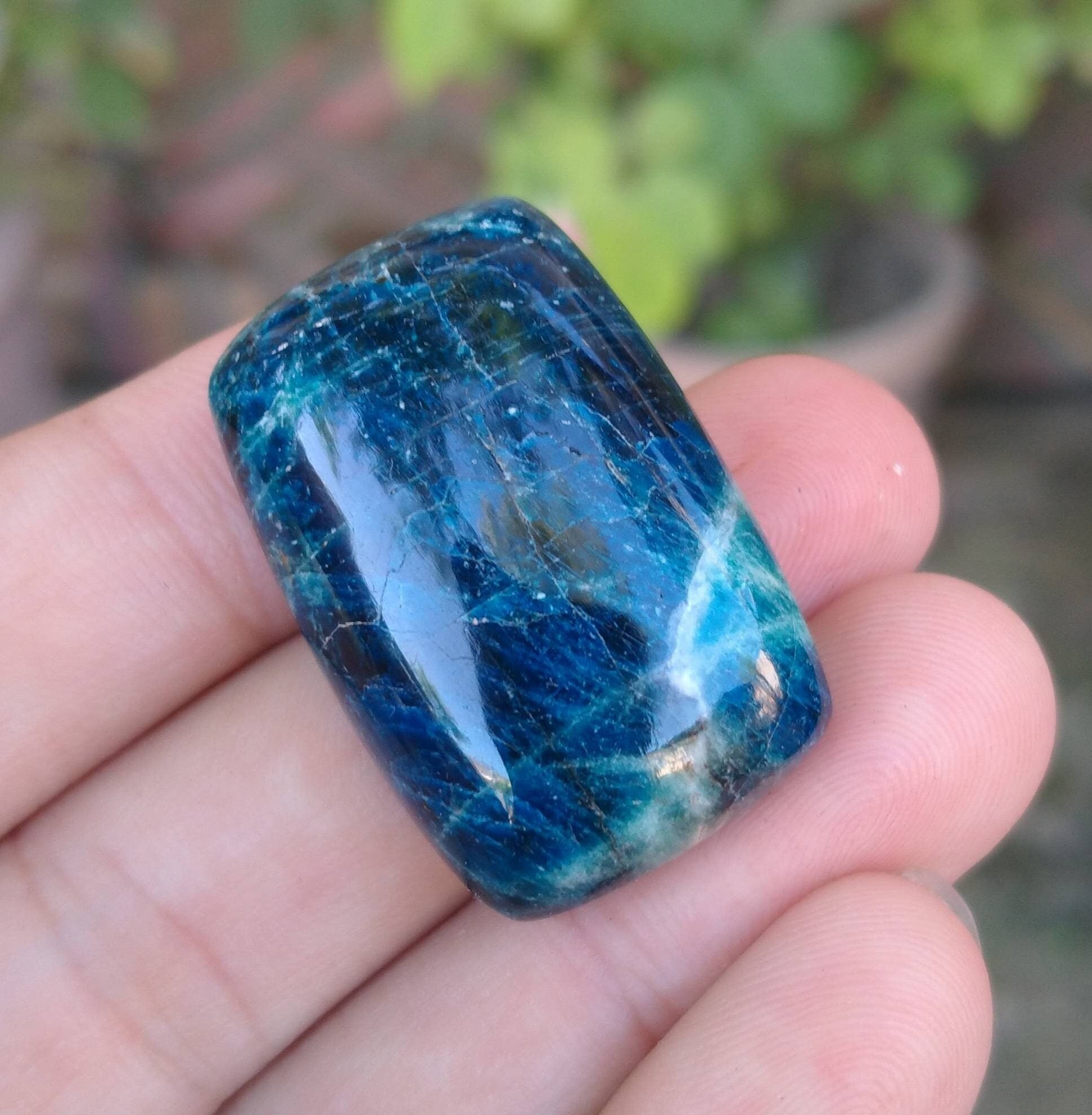 ARSAA GEMS AND MINERALSNatural fine quality beautiful 75 carats oval shape UV reactive lazurite var afghanite cabochon - Premium  from ARSAA GEMS AND MINERALS - Just $60.00! Shop now at ARSAA GEMS AND MINERALS