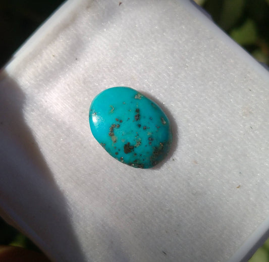 ARSAA GEMS AND MINERALSNatural fine quality beautiful 9 carats oval shape turquoise with pyrite cabochon - Premium  from ARSAA GEMS AND MINERALS - Just $18.00! Shop now at ARSAA GEMS AND MINERALS