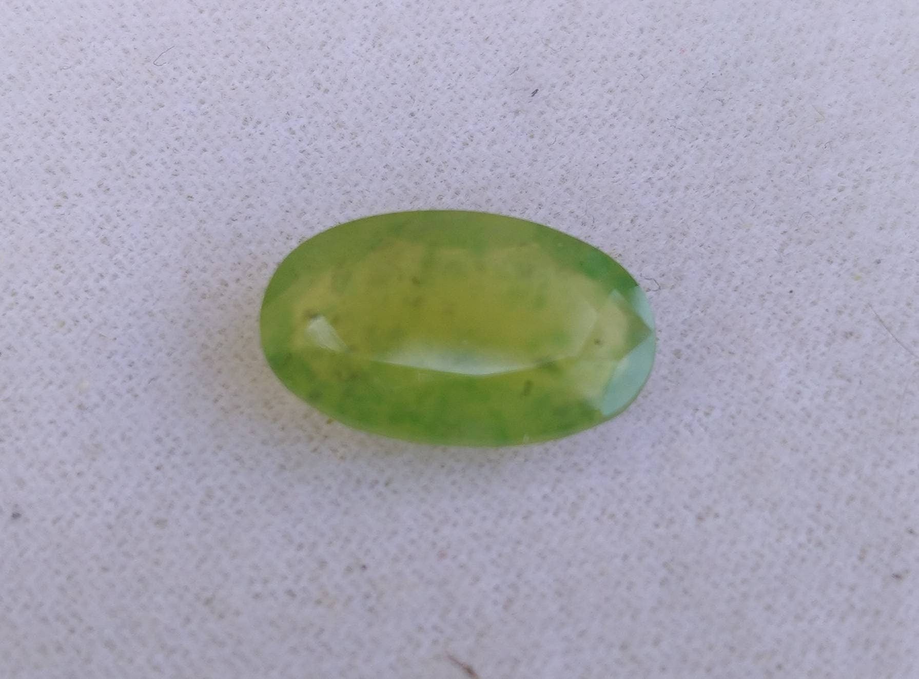 ARSAA GEMS AND MINERALSNatural top quality beautiful 7 carat oval shape faceted green hydrograssular garnet gem - Premium  from ARSAA GEMS AND MINERALS - Just $14.00! Shop now at ARSAA GEMS AND MINERALS