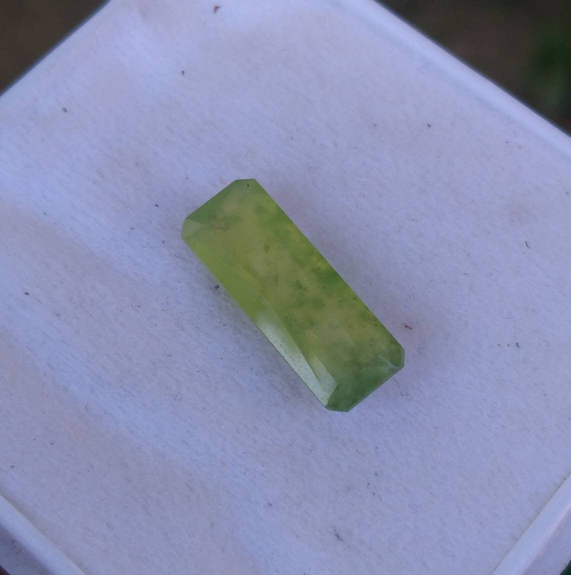 ARSAA GEMS AND MINERALSNatural top quality beautiful 9 carats radiant cut shape faceted green hydrograssular garnet gem - Premium  from ARSAA GEMS AND MINERALS - Just $20.00! Shop now at ARSAA GEMS AND MINERALS