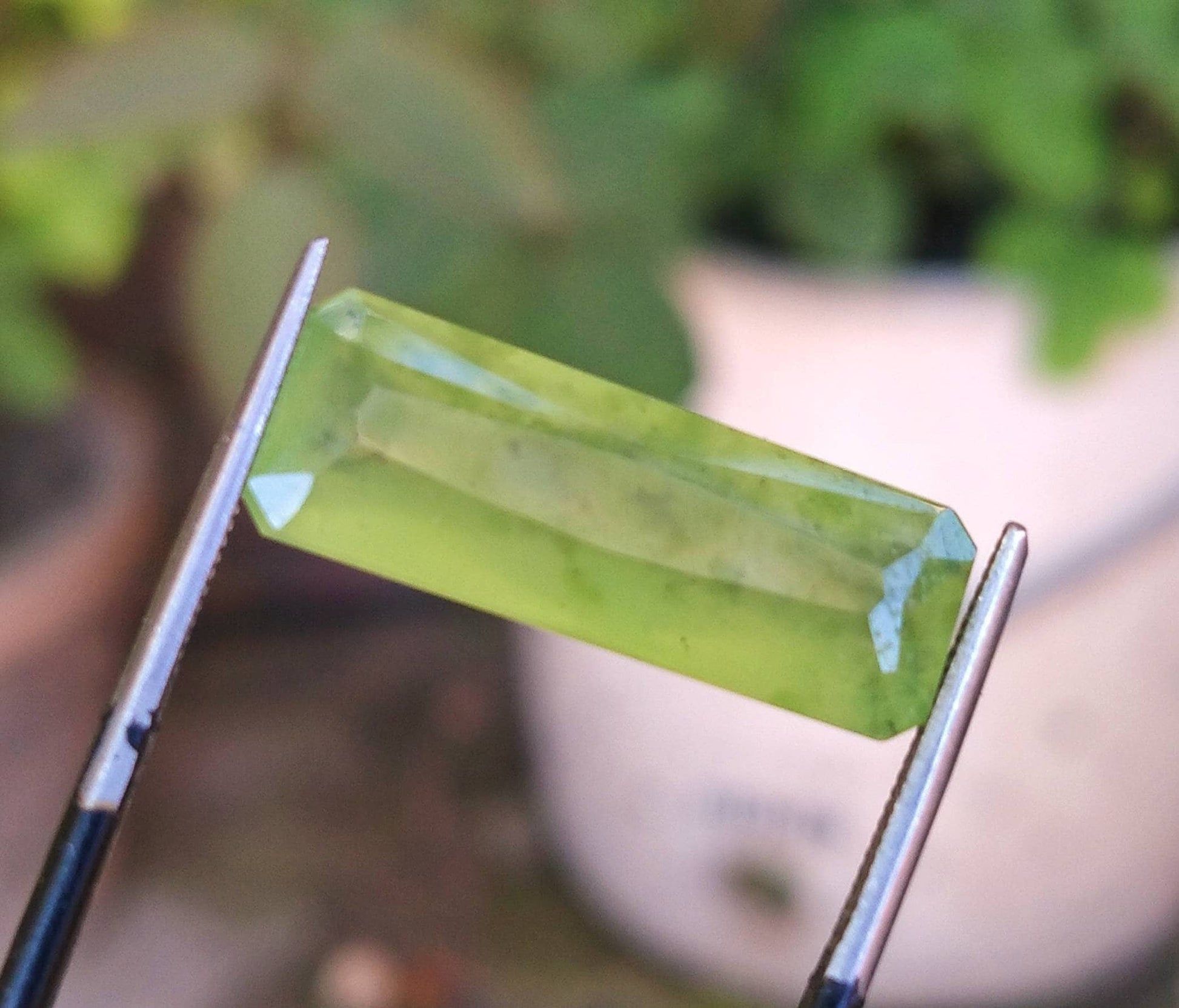 ARSAA GEMS AND MINERALSNatural top quality beautiful 9 carats radiant cut shape faceted green hydrograssular garnet gem - Premium  from ARSAA GEMS AND MINERALS - Just $20.00! Shop now at ARSAA GEMS AND MINERALS
