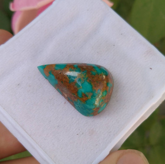 ARSAA GEMS AND MINERALSNatural fine quality beautiful 30 carats pear shape untreated unheated turquoise cabochon - Premium  from ARSAA GEMS AND MINERALS - Just $30.00! Shop now at ARSAA GEMS AND MINERALS