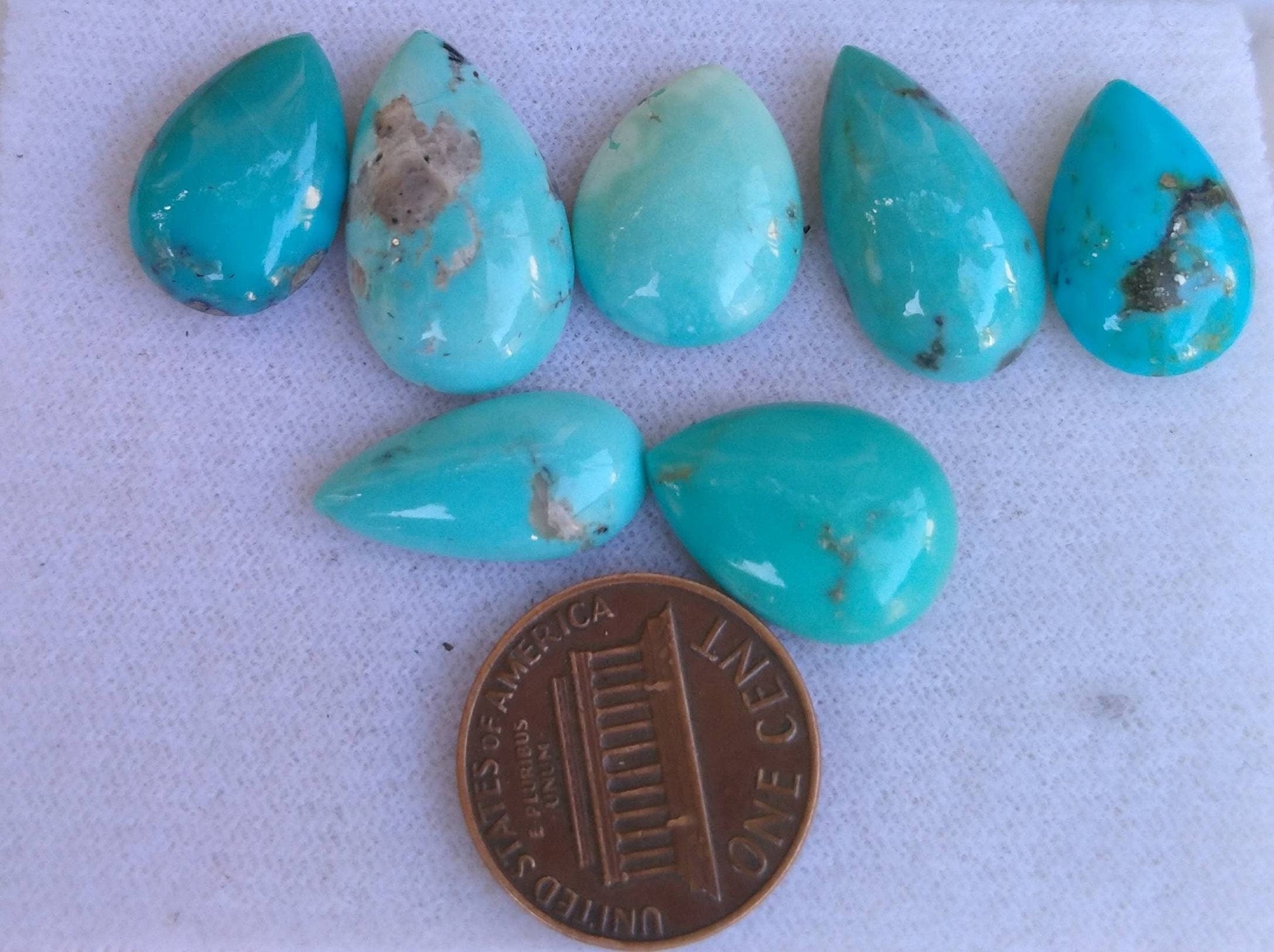 ARSAA GEMS AND MINERALSNatural fine quality beautiful 45 carats pear shapes small lot of blue kingman stabilized some of them with pyrite turquoise cabochons - Premium  from ARSAA GEMS AND MINERALS - Just $40.00! Shop now at ARSAA GEMS AND MINERALS