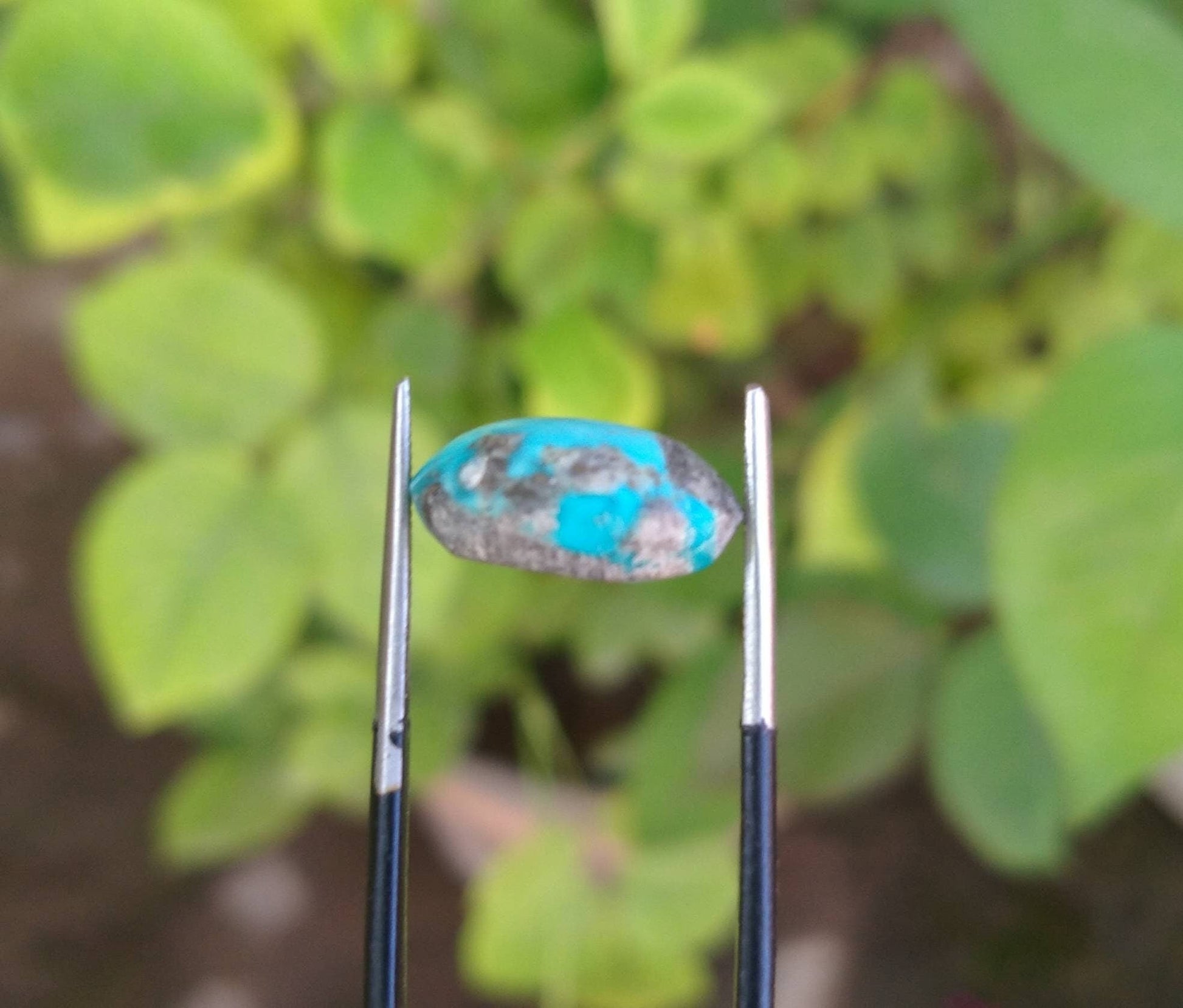 ARSAA GEMS AND MINERALSNatural fine quality beautiful 9 carats oval shape untreated unheated blue turquoise with pyrite cabochon - Premium  from ARSAA GEMS AND MINERALS - Just $15.00! Shop now at ARSAA GEMS AND MINERALS