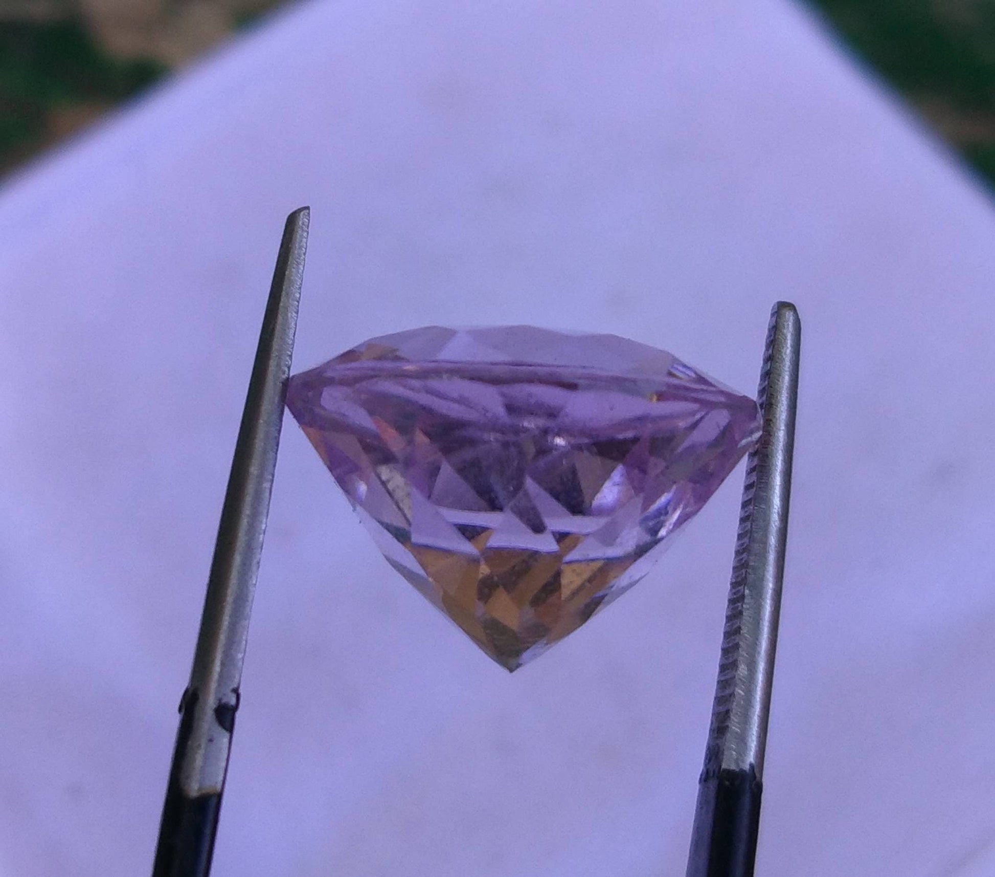 ARSAA GEMS AND MINERALSNatural good quality beautiful 10 carats round shape light purple VV clarity faceted amethyst gem - Premium  from ARSAA GEMS AND MINERALS - Just $27.00! Shop now at ARSAA GEMS AND MINERALS