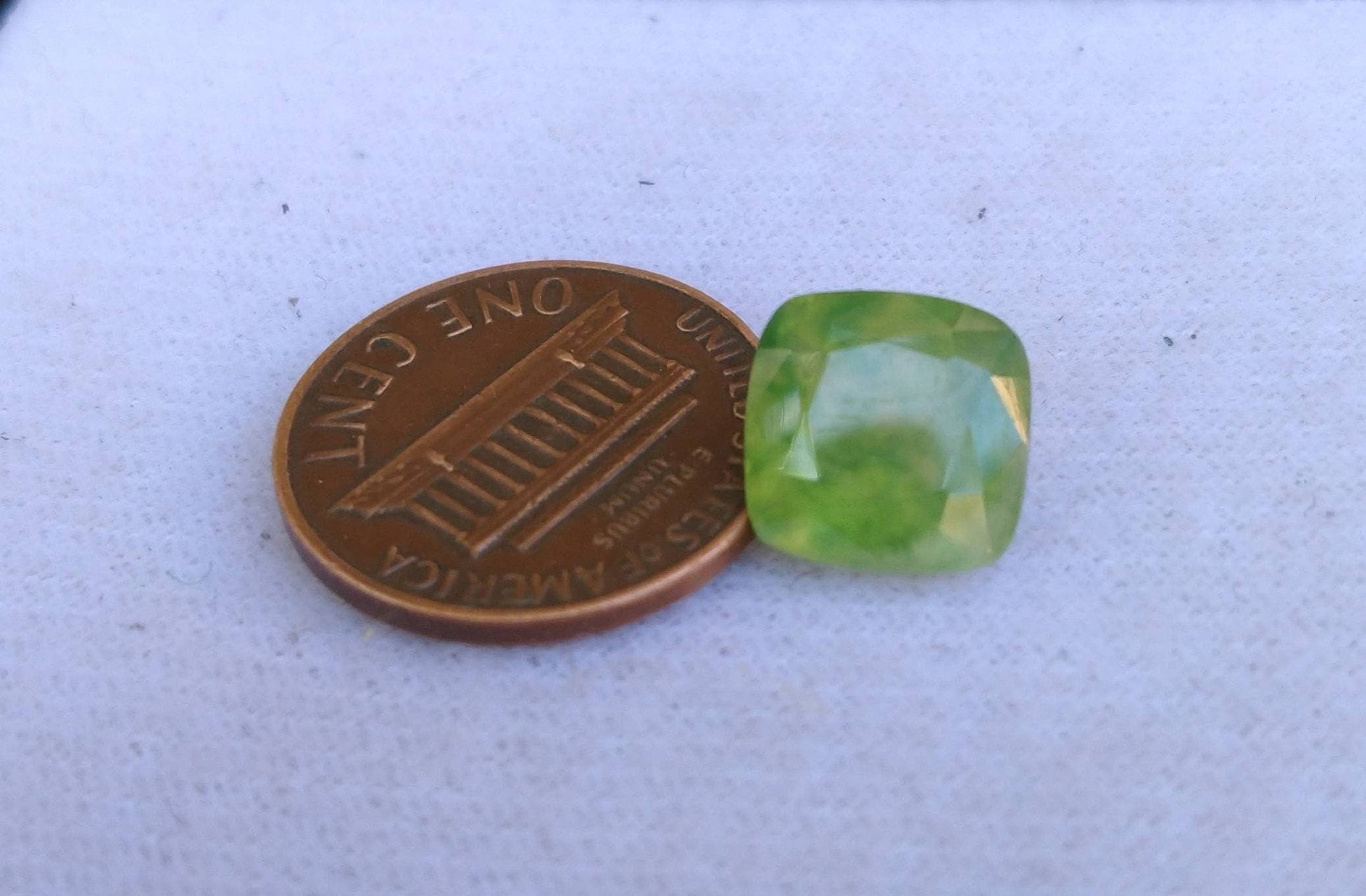 ARSAA GEMS AND MINERALSNatural top quality beautiful 4.5 carats square shape faceted green hydrograssular garnet gem - Premium  from ARSAA GEMS AND MINERALS - Just $12.00! Shop now at ARSAA GEMS AND MINERALS