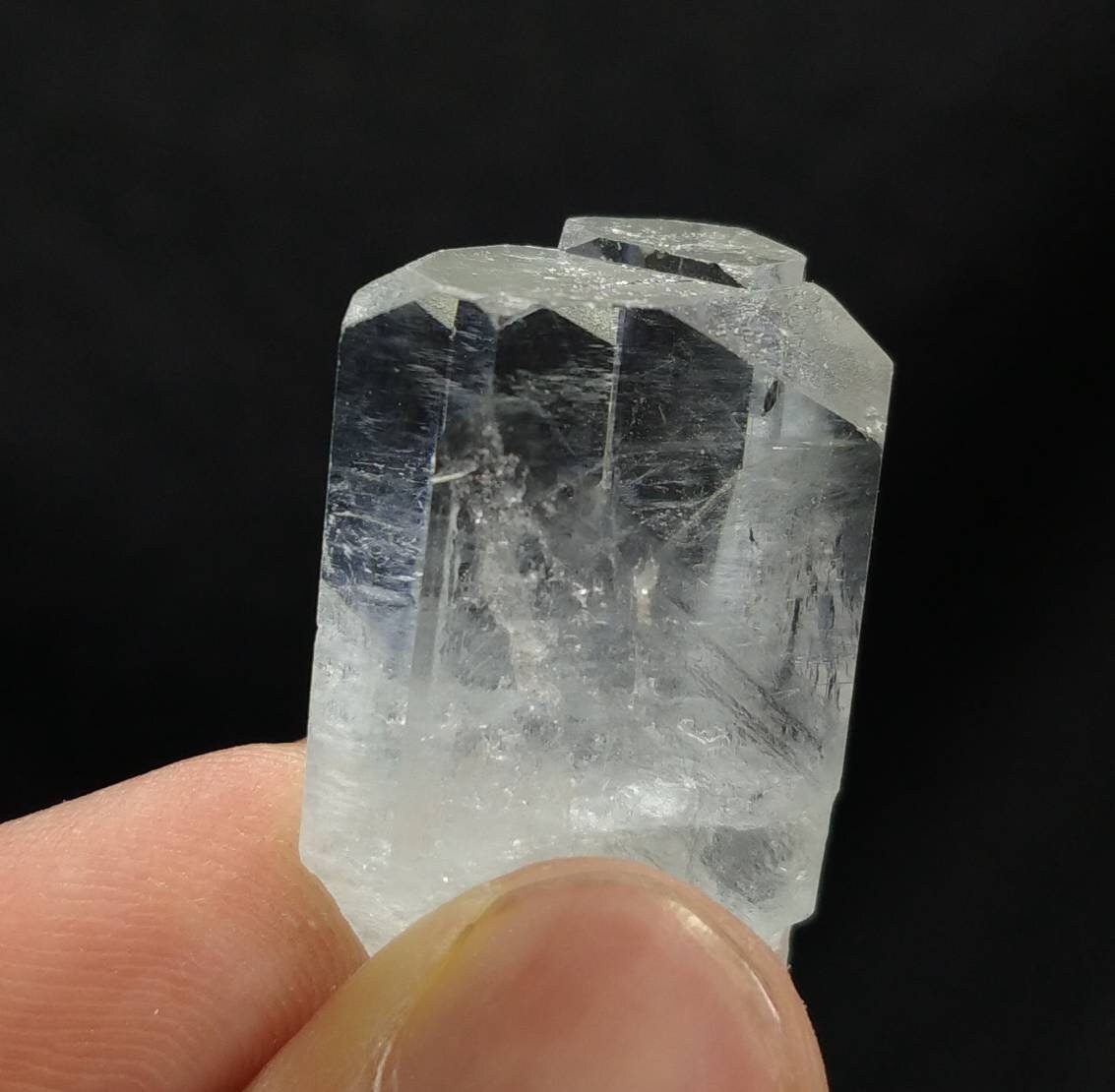 ARSAA GEMS AND MINERALSNatural top quality 16.2 grams Very rare shape twins terminated clear gemmy aquamarine crystal - Premium  from ARSAA GEMS AND MINERALS - Just $75.00! Shop now at ARSAA GEMS AND MINERALS