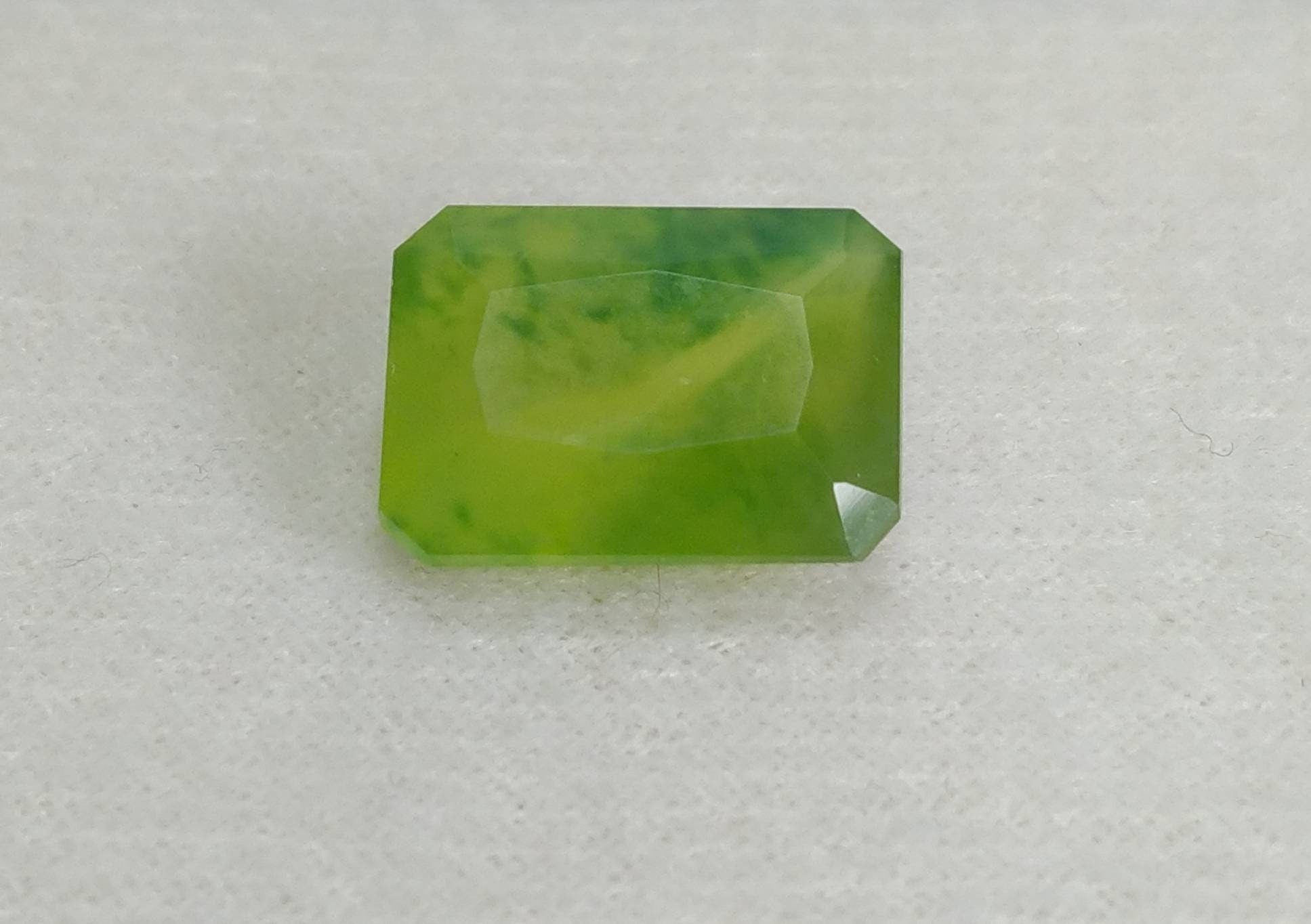 ARSAA GEMS AND MINERALSNatural top quality beautiful 10.5 carats green radiant cut shape Faceted hydrograssular garnet gem - Premium  from ARSAA GEMS AND MINERALS - Just $20.00! Shop now at ARSAA GEMS AND MINERALS