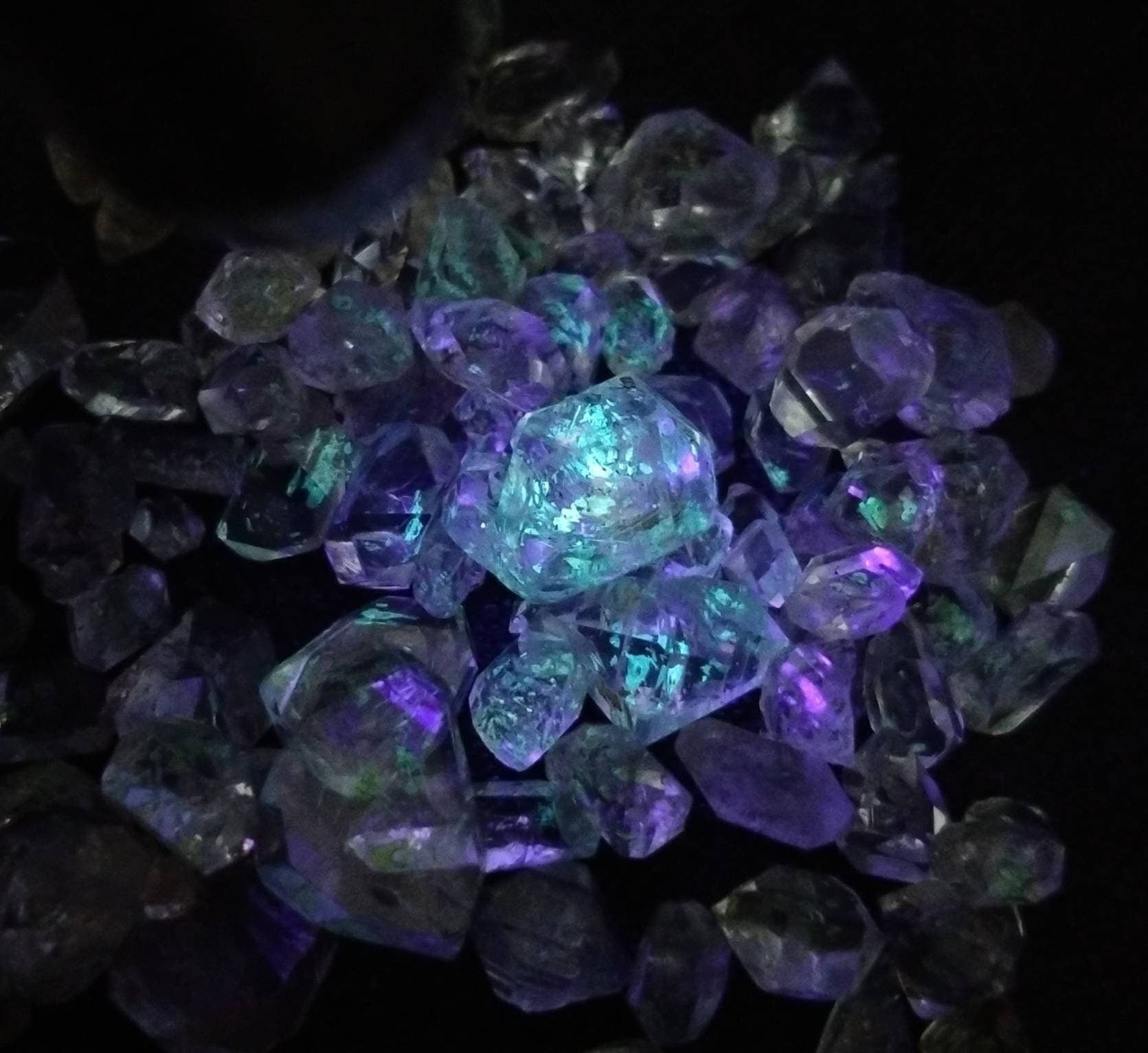 ARSAA GEMS AND MINERALSNatural top quality beautiful 20 grams double terminated small lot of Small sized petroleum Quartz crystals - Premium  from ARSAA GEMS AND MINERALS - Just $120.00! Shop now at ARSAA GEMS AND MINERALS