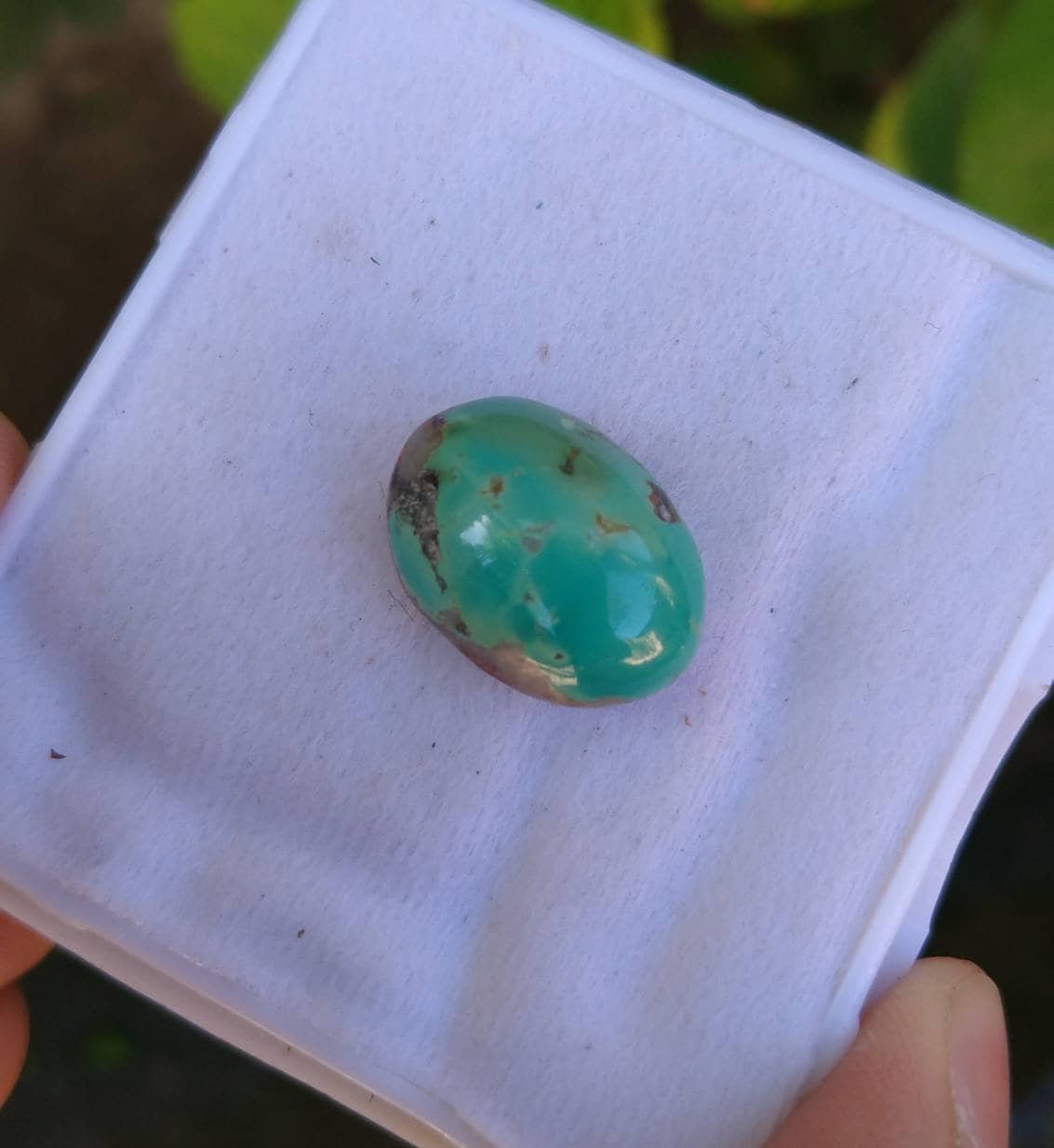 ARSAA GEMS AND MINERALSNatural fine quality beautiful 19 carats oval shape untreated unheated green turquoise cabochon - Premium  from ARSAA GEMS AND MINERALS - Just $19.00! Shop now at ARSAA GEMS AND MINERALS