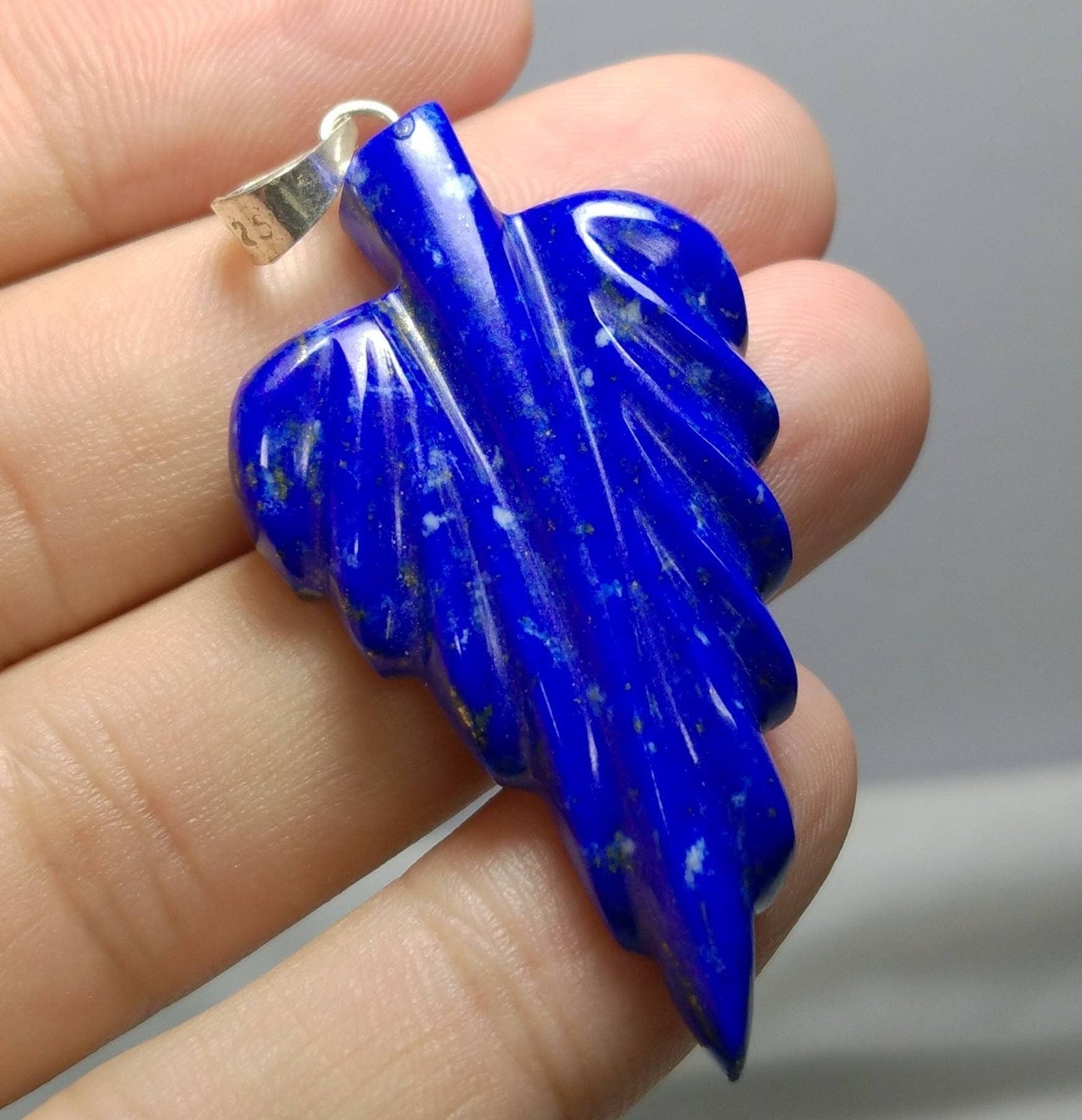ARSAA GEMS AND MINERALSNatural fine quality beautiful small jewellery set of leaf shape lapis lazuli pendants - Premium  from ARSAA GEMS AND MINERALS - Just $50.00! Shop now at ARSAA GEMS AND MINERALS