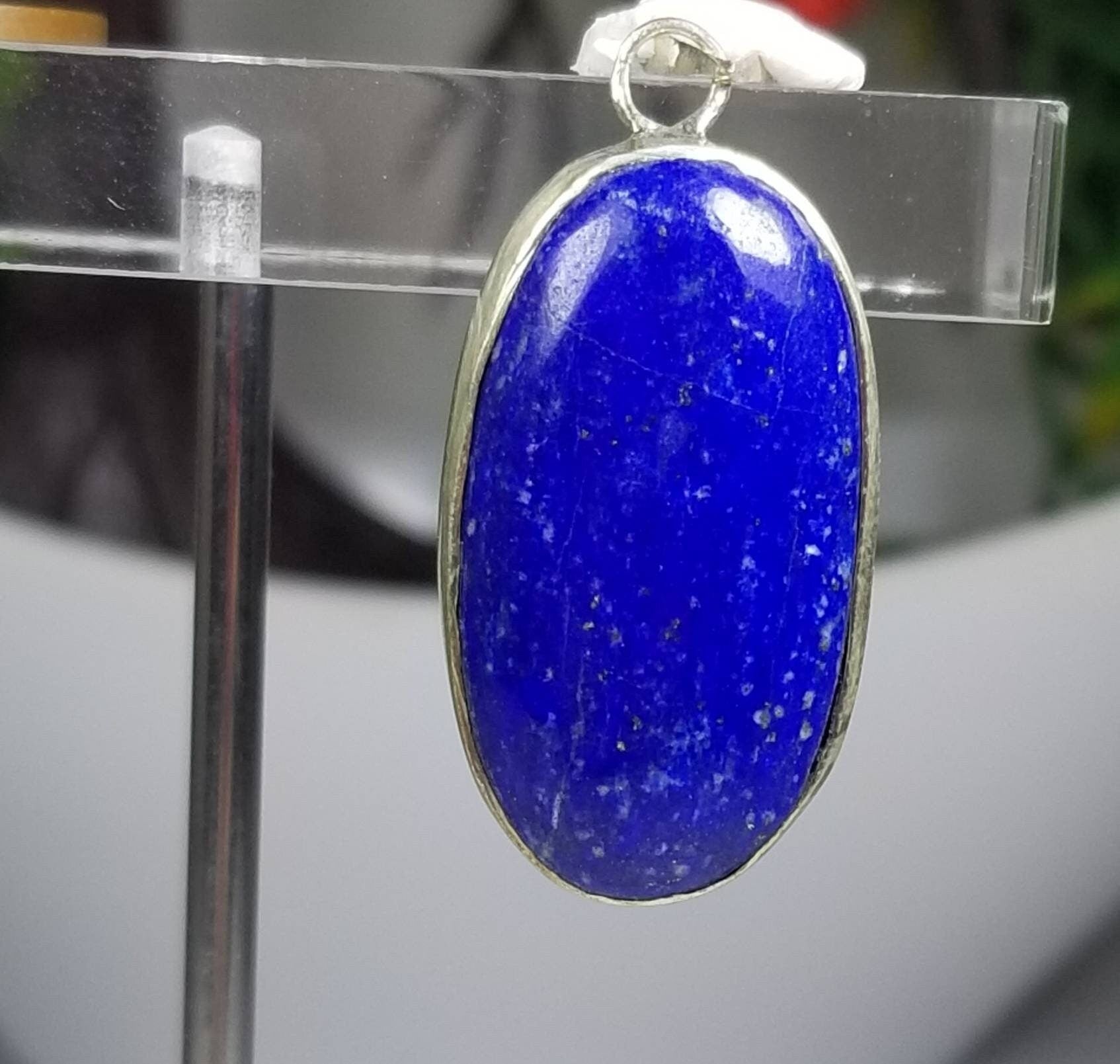 ARSAA GEMS AND MINERALSNatural good quality lapis lazuli silver pendant - Premium  from ARSAA GEMS AND MINERALS - Just $15.00! Shop now at ARSAA GEMS AND MINERALS