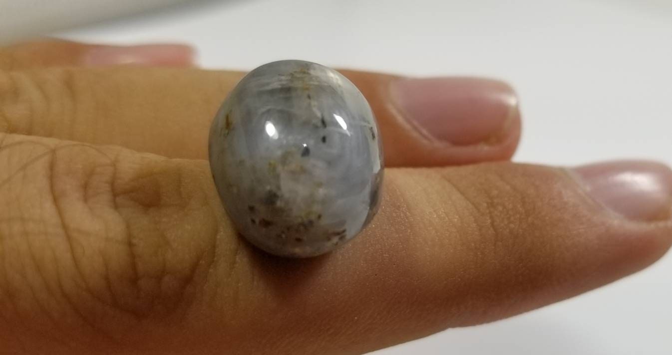 ARSAA GEMS AND MINERALSNatural high quality oval shape star sapphire cab, weight 26.5 carat - Premium  from ARSAA GEMS AND MINERALS - Just $26.00! Shop now at ARSAA GEMS AND MINERALS