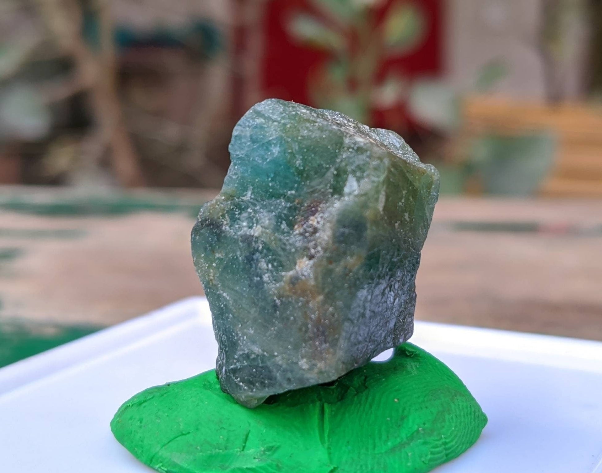 ARSAA GEMS AND MINERALSNatural rare rough 10 grams Grandidierite crystal - Premium  from ARSAA GEMS AND MINERALS - Just $60.00! Shop now at ARSAA GEMS AND MINERALS