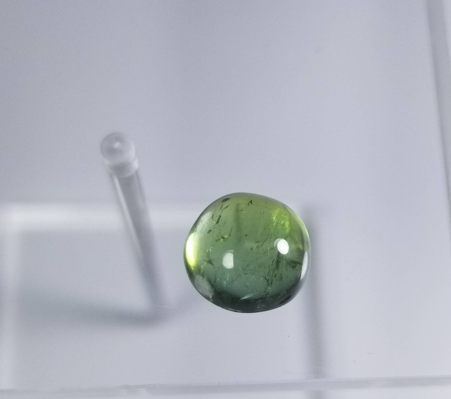 ARSAA GEMS AND MINERALSNatural ring size green tourmaline cabochon - Premium  from ARSAA GEMS AND MINERALS - Just $55.00! Shop now at ARSAA GEMS AND MINERALS