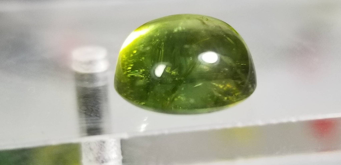 ARSAA GEMS AND MINERALSNatural ring size green tourmaline cabochon  high quality transparent - Premium  from ARSAA GEMS AND MINERALS - Just $70.00! Shop now at ARSAA GEMS AND MINERALS