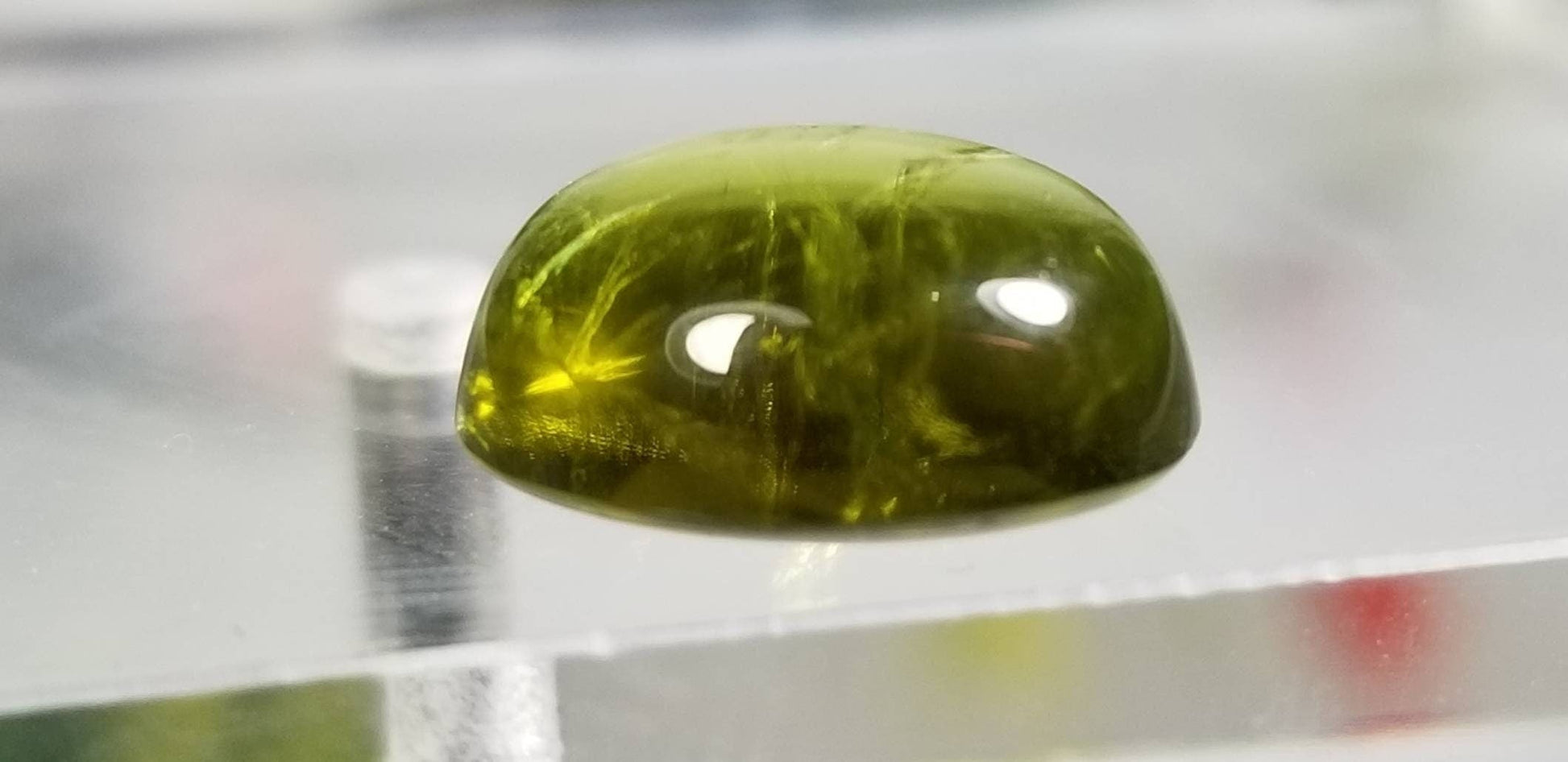 ARSAA GEMS AND MINERALSNatural ring size green tourmaline cabochon  high quality transparent - Premium  from ARSAA GEMS AND MINERALS - Just $70.00! Shop now at ARSAA GEMS AND MINERALS