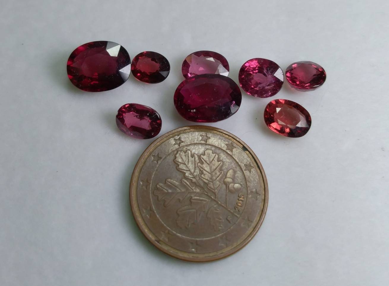 ARSAA GEMS AND MINERALSNatural top quality beautiful 17.5 carats VV clarity faceted oval shapes small jewlery set of small sized rhodolite garnet gems - Premium  from ARSAA GEMS AND MINERALS - Just $115.00! Shop now at ARSAA GEMS AND MINERALS