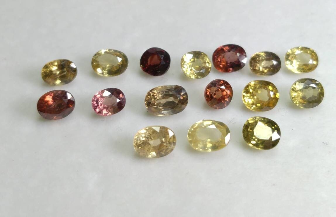 ARSAA GEMS AND MINERALSNatural top quality beautiful 21 carats VV clarity faceted oval shapes small jewlery set of small sized multicolor zircon gems - Premium  from ARSAA GEMS AND MINERALS - Just $105.00! Shop now at ARSAA GEMS AND MINERALS