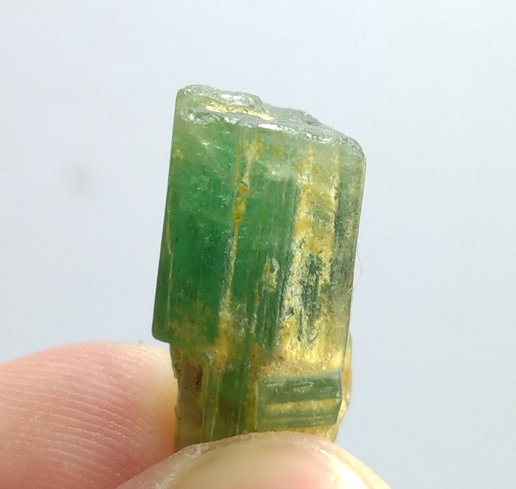 ARSAA GEMS AND MINERALSTop Quality beautiful natural 4.4 grams terminated green Tourmaline crystal - Premium  from ARSAA GEMS AND MINERALS - Just $44.00! Shop now at ARSAA GEMS AND MINERALS