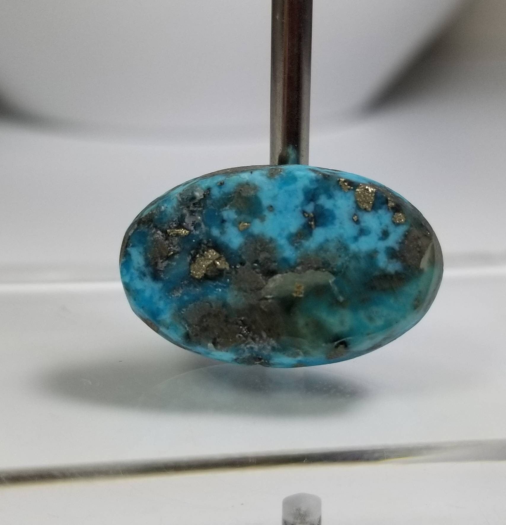 ARSAA GEMS AND MINERALSNatural turquoise with pyrite ring size - Premium  from ARSAA GEMS AND MINERALS - Just $20.00! Shop now at ARSAA GEMS AND MINERALS