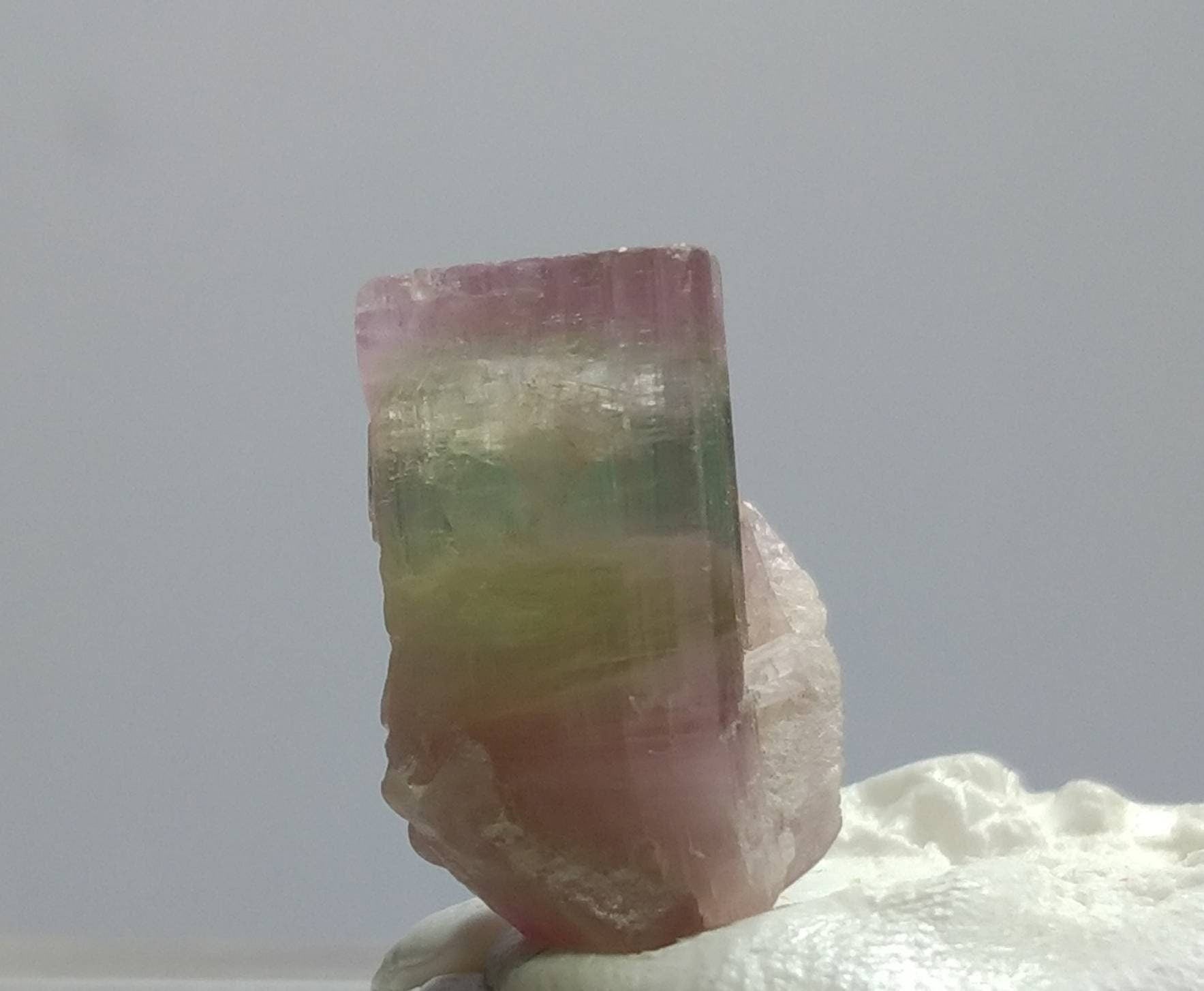 ARSAA GEMS AND MINERALSTop Quality beautiful natural 3 grams terminated multicolor Tourmaline crystal - Premium  from ARSAA GEMS AND MINERALS - Just $30.00! Shop now at ARSAA GEMS AND MINERALS