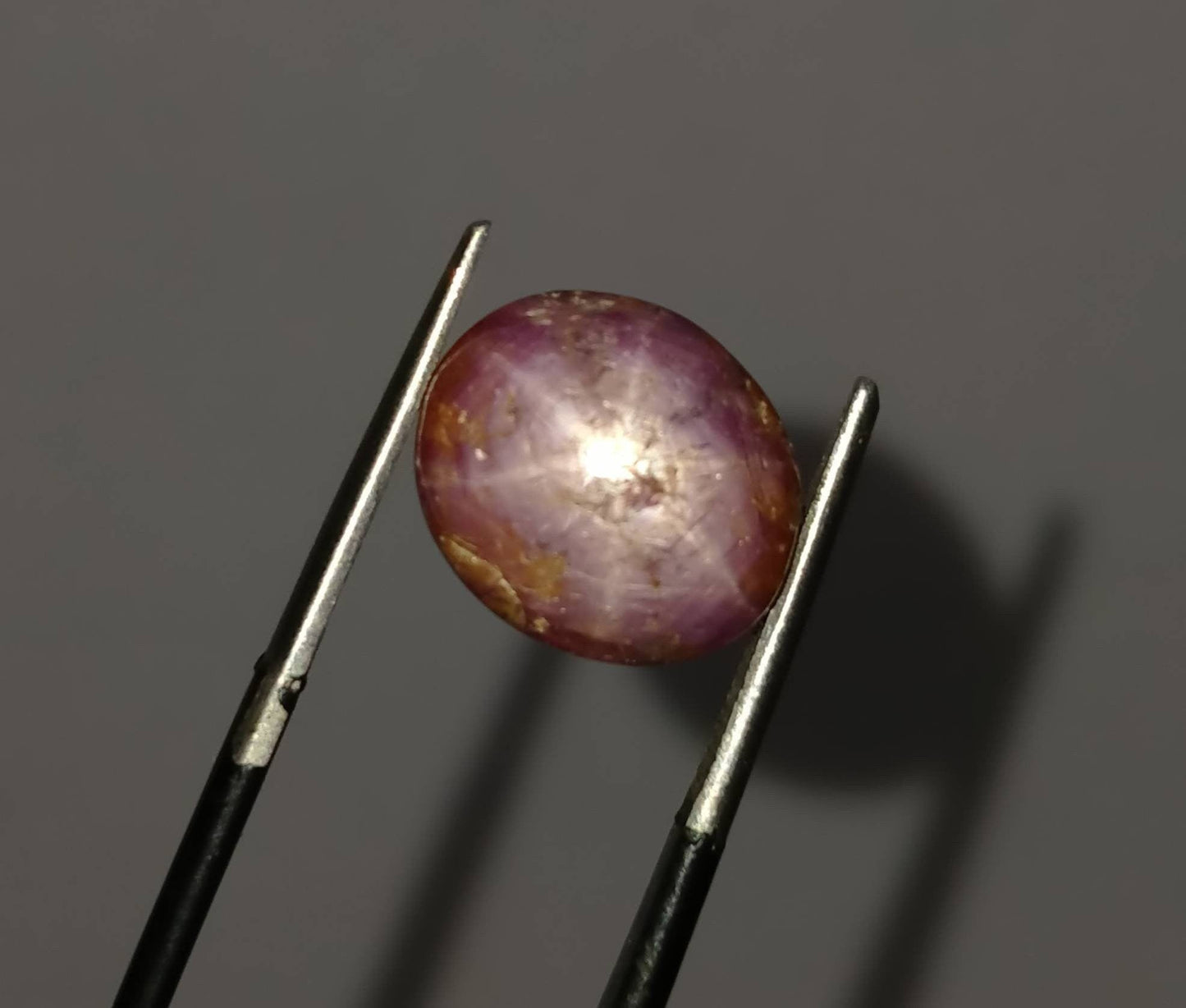 ARSAA GEMS AND MINERALSNatural aesthetic Beautiful 11.5 carat fine quality star ruby oval shape cabochon - Premium  from ARSAA GEMS AND MINERALS - Just $22.00! Shop now at ARSAA GEMS AND MINERALS