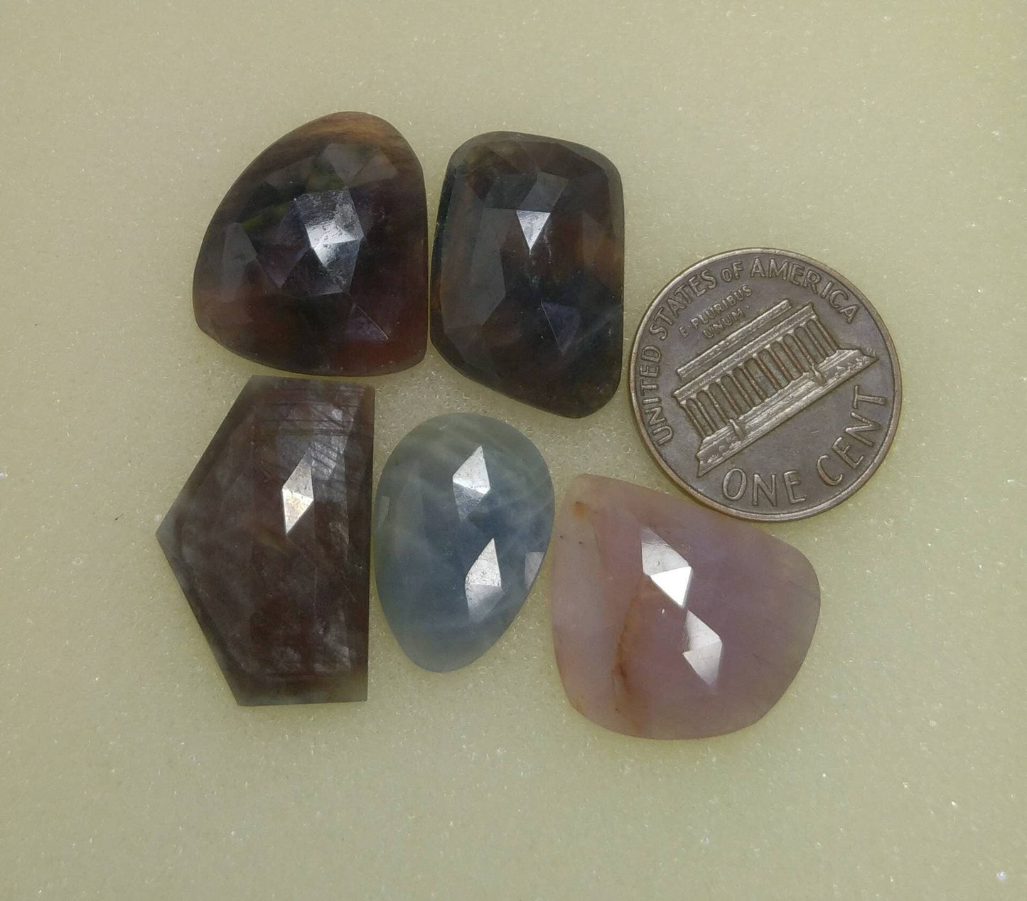 ARSAA GEMS AND MINERALSNatural fine quality beautiful 65 carats rose/cut faceted sapphire cabochons - Premium  from ARSAA GEMS AND MINERALS - Just $45.00! Shop now at ARSAA GEMS AND MINERALS