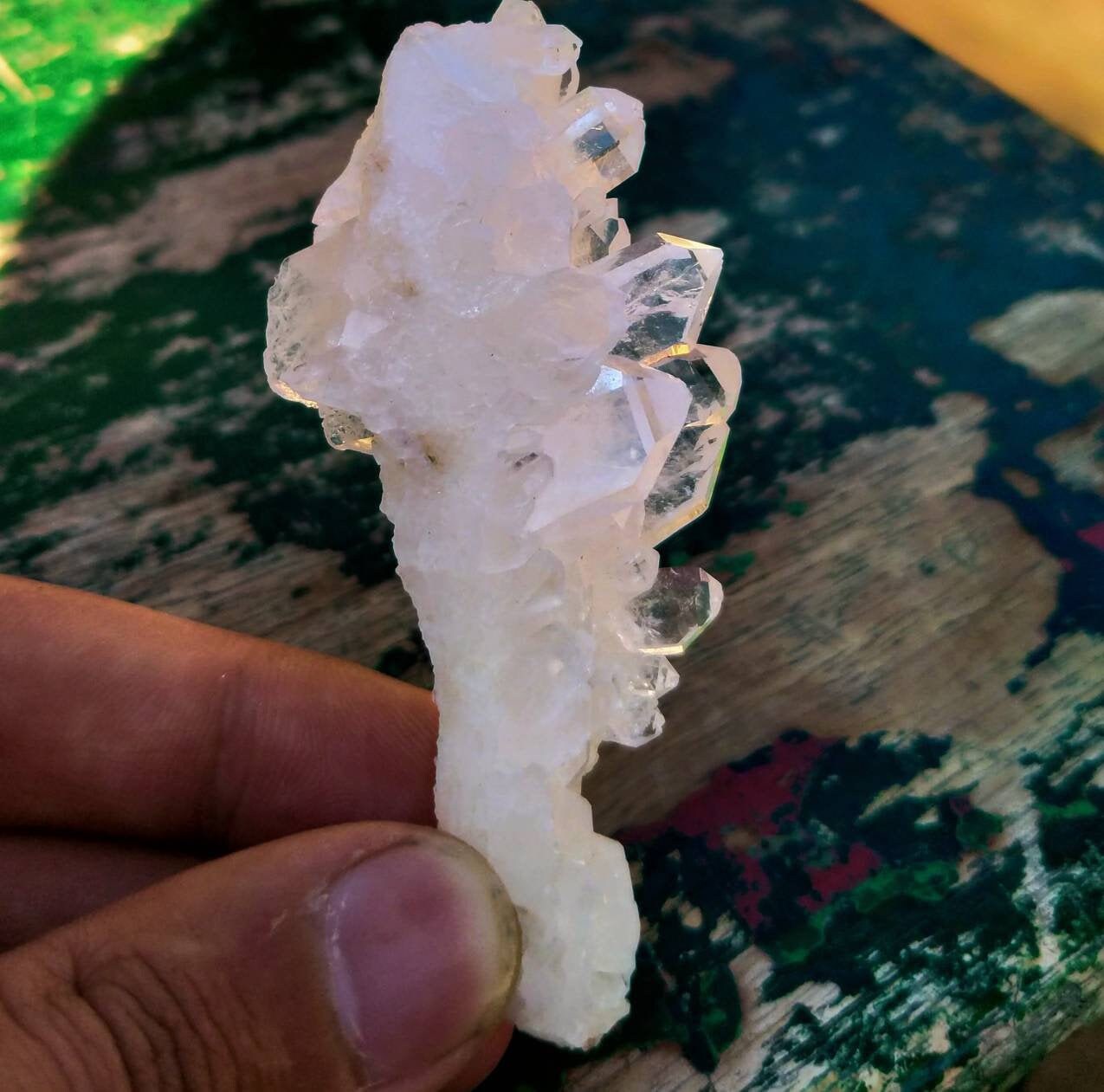 ARSAA GEMS AND MINERALSNatural good quality beautiful 48 grams cluster of quartz - Premium  from ARSAA GEMS AND MINERALS - Just $25.00! Shop now at ARSAA GEMS AND MINERALS