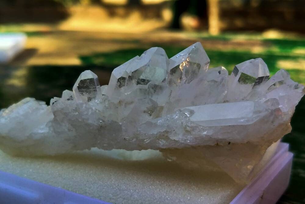 ARSAA GEMS AND MINERALSNatural good quality beautiful 48 grams cluster of quartz - Premium  from ARSAA GEMS AND MINERALS - Just $25.00! Shop now at ARSAA GEMS AND MINERALS