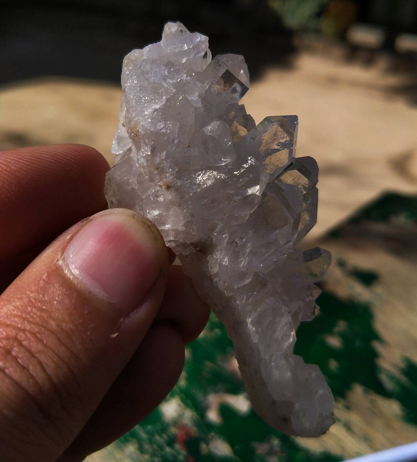 ARSAA GEMS AND MINERALSNatural good quality beautiful 48 grams cluster of quartz - Premium  from ARSAA GEMS AND MINERALS - Just $25.00! Shop now at ARSAA GEMS AND MINERALS