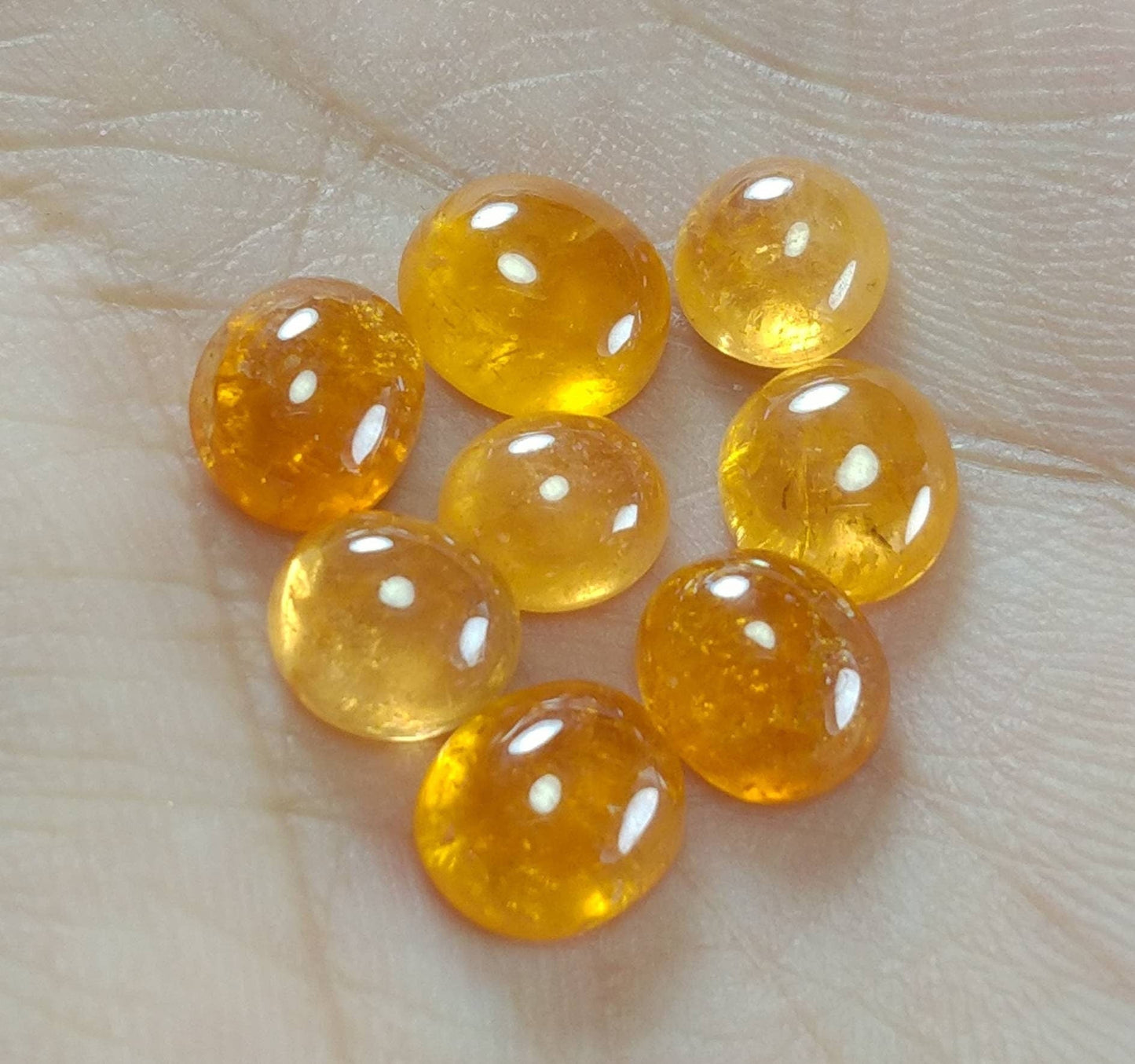 ARSAA GEMS AND MINERALSNatural top quality beautiful 22 carats small lot of spessartine garnet Cabochons - Premium  from ARSAA GEMS AND MINERALS - Just $47.00! Shop now at ARSAA GEMS AND MINERALS