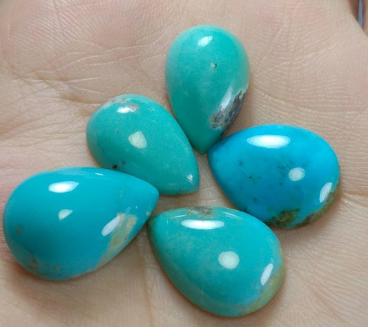 ARSAA GEMS AND MINERALSFine quality beautiful natural 54 carats pear shapes Small lot of turquoise Cabochons - Premium  from ARSAA GEMS AND MINERALS - Just $50.00! Shop now at ARSAA GEMS AND MINERALS
