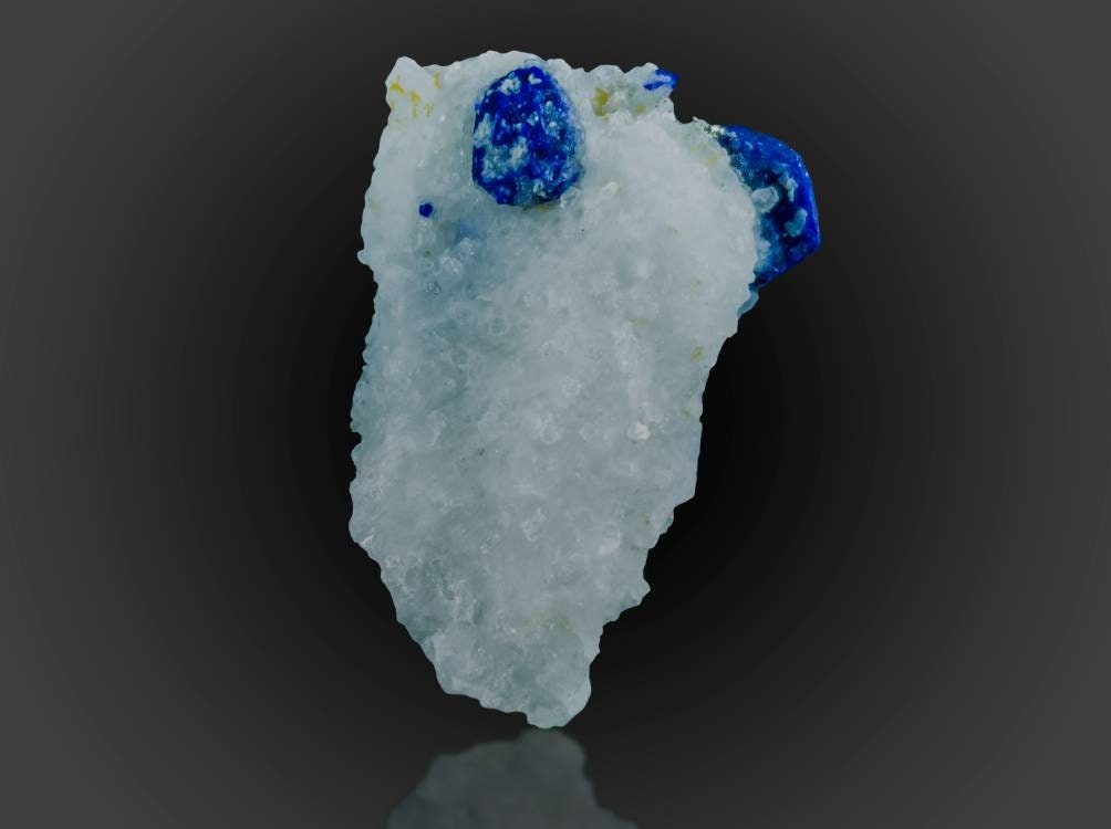 ARSAA GEMS AND MINERALSLazurite var hauyune on matrix on calcite Crystal, weight 23.7 grams - Premium  from ARSAA GEMS AND MINERALS - Just $55.00! Shop now at ARSAA GEMS AND MINERALS