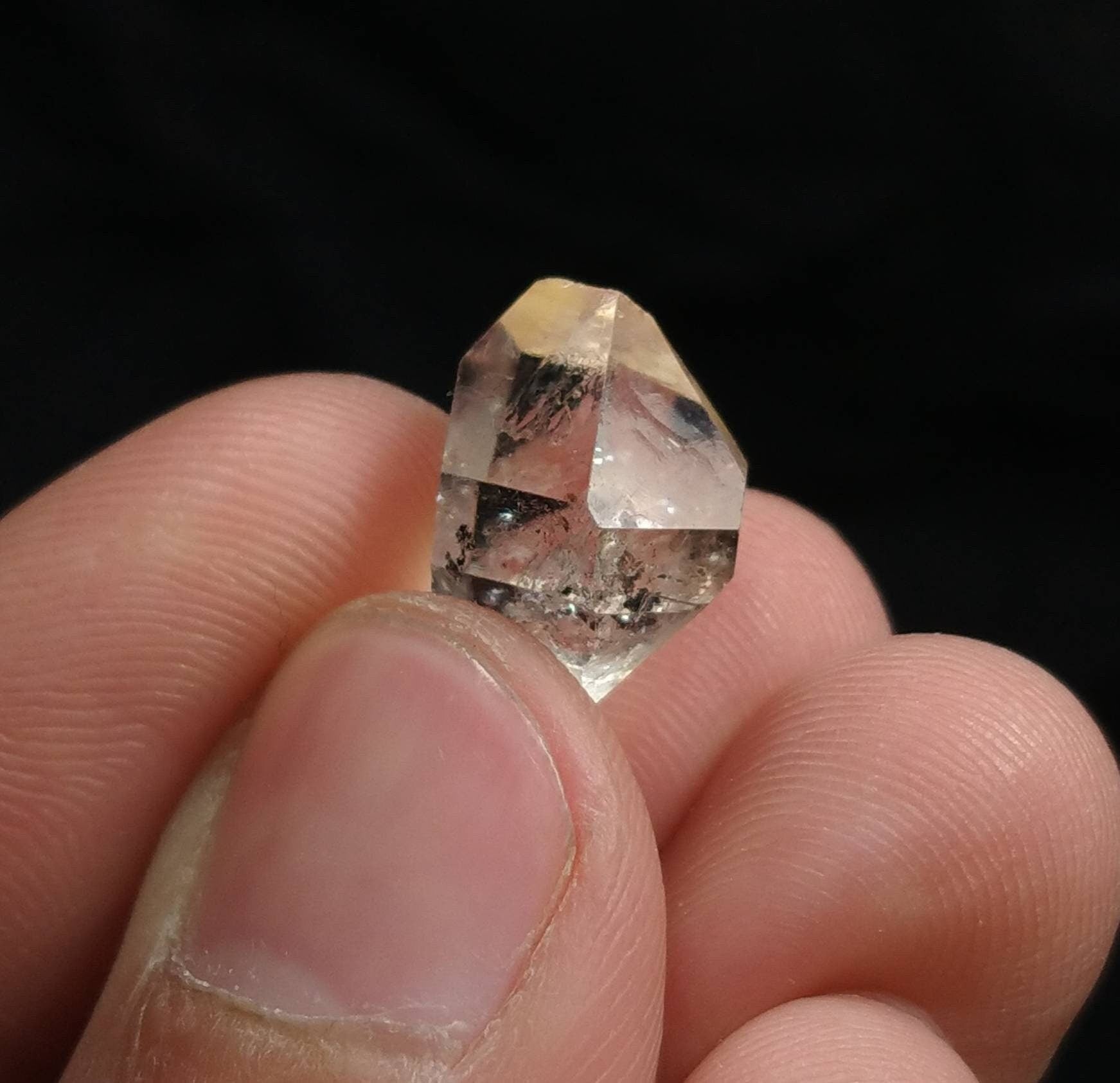 ARSAA GEMS AND MINERALSNatural aesthetic Beautiful 12.7 grams clear double terminated small lot of diamond quartz crystals - Premium  from ARSAA GEMS AND MINERALS - Just $50.00! Shop now at ARSAA GEMS AND MINERALS