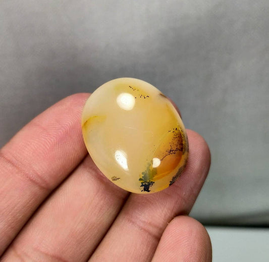 ARSAA GEMS AND MINERALSNatural best quality locket size cabochon of dendritic opal - Premium  from ARSAA GEMS AND MINERALS - Just $35.00! Shop now at ARSAA GEMS AND MINERALS