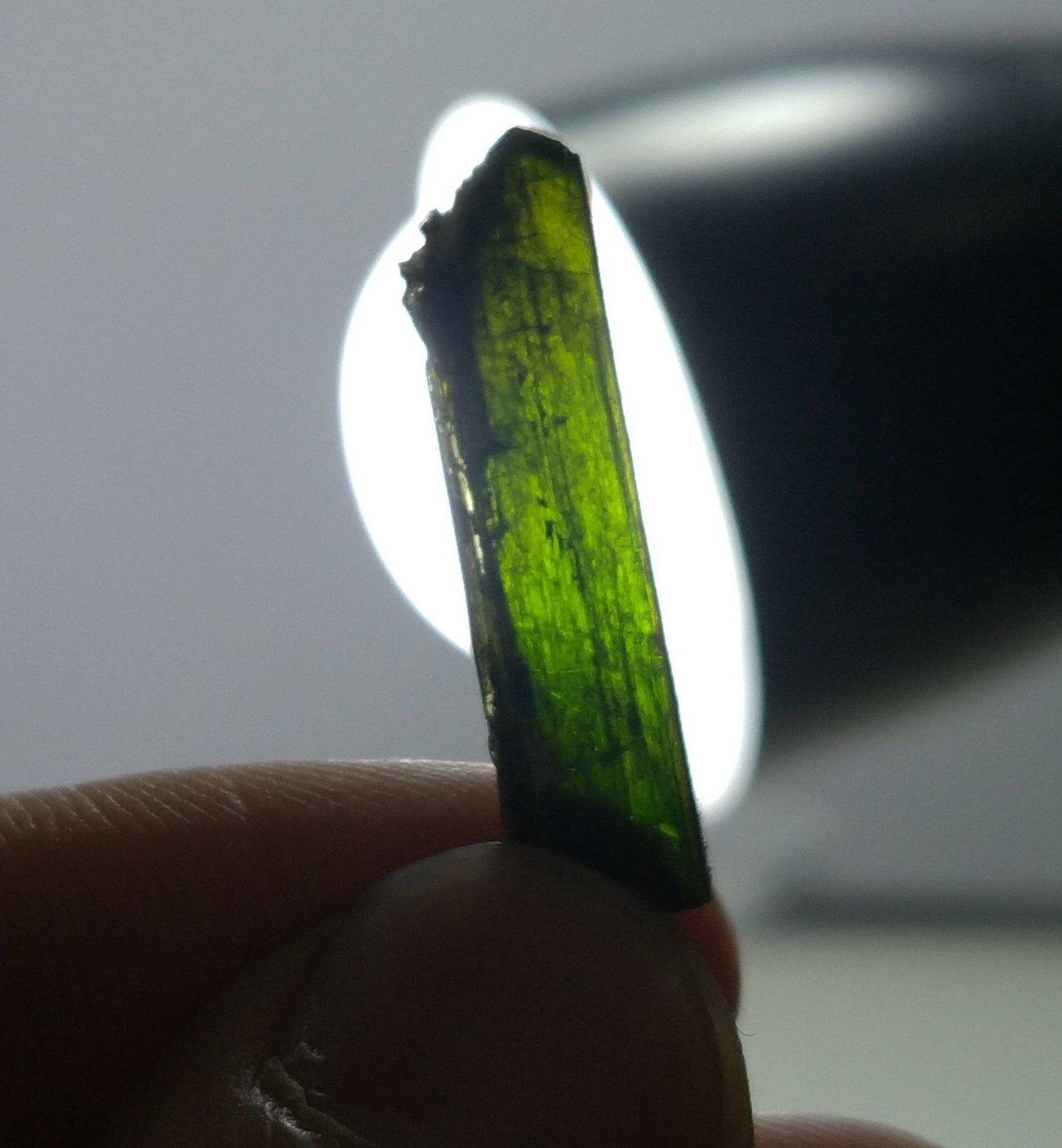 ARSAA GEMS AND MINERALSNatural clear aesthetic 1.7 gram Beautiful perfectly terminated pleochroic epidote crystal - Premium  from ARSAA GEMS AND MINERALS - Just $15.00! Shop now at ARSAA GEMS AND MINERALS