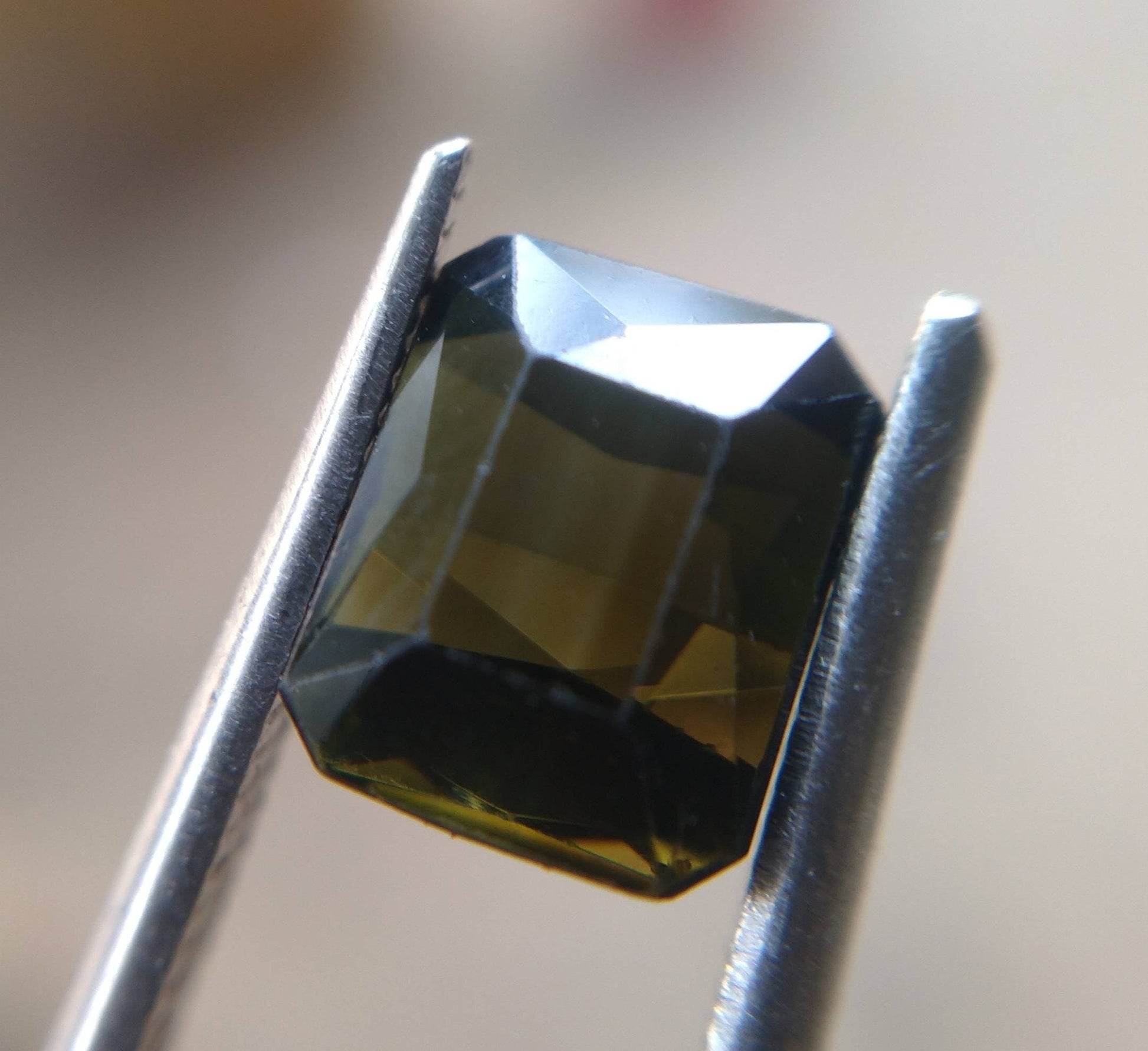 ARSAA GEMS AND MINERALSNatural fine quality beautiful 10 carats dark green color small lot of faceted radiant shapes tourmaline gems - Premium  from ARSAA GEMS AND MINERALS - Just $50.00! Shop now at ARSAA GEMS AND MINERALS