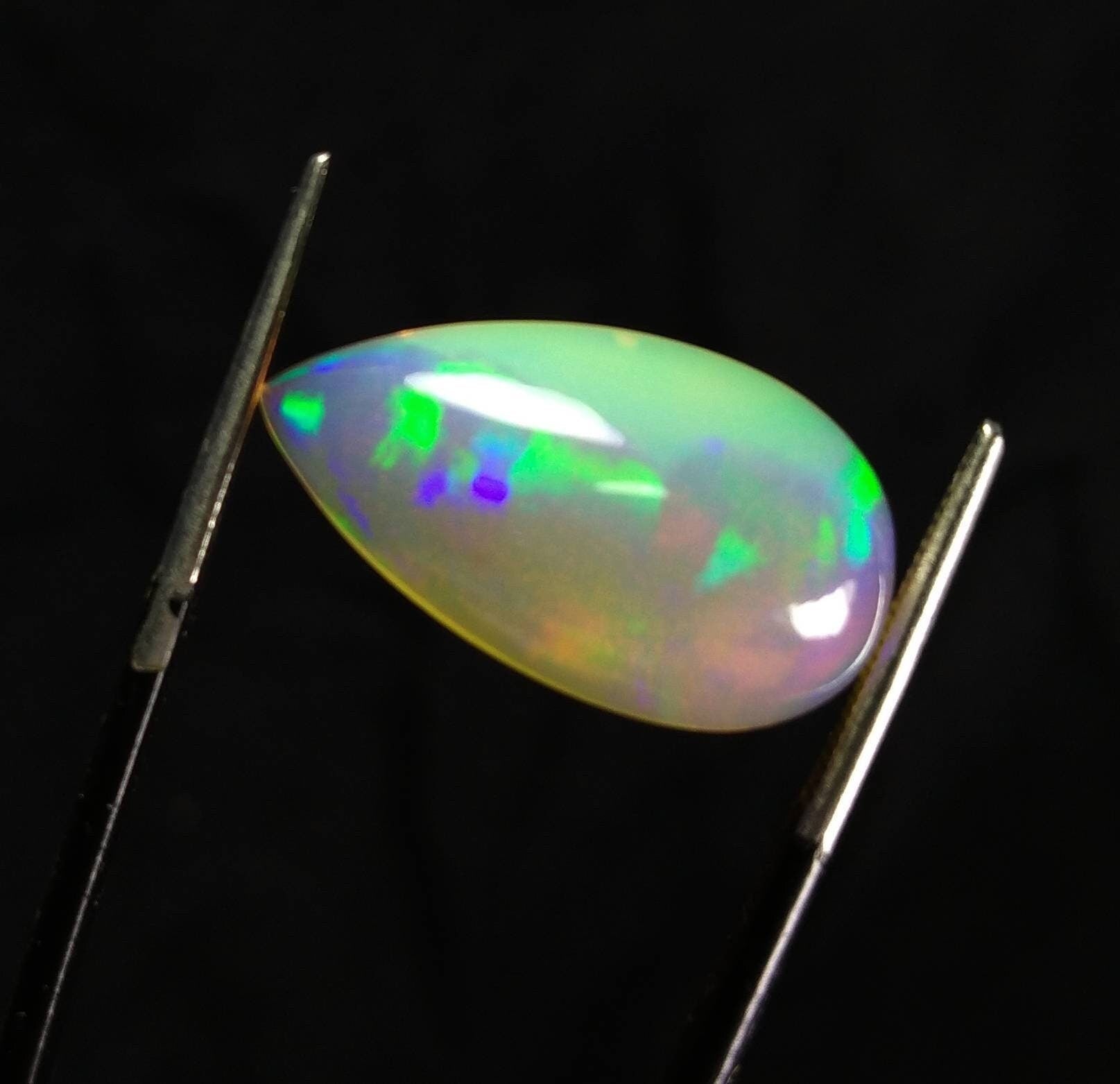 ARSAA GEMS AND MINERALSNatural fine quality beautiful 11 carats pear shape fire opal Cabochon - Premium  from ARSAA GEMS AND MINERALS - Just $40.00! Shop now at ARSAA GEMS AND MINERALS